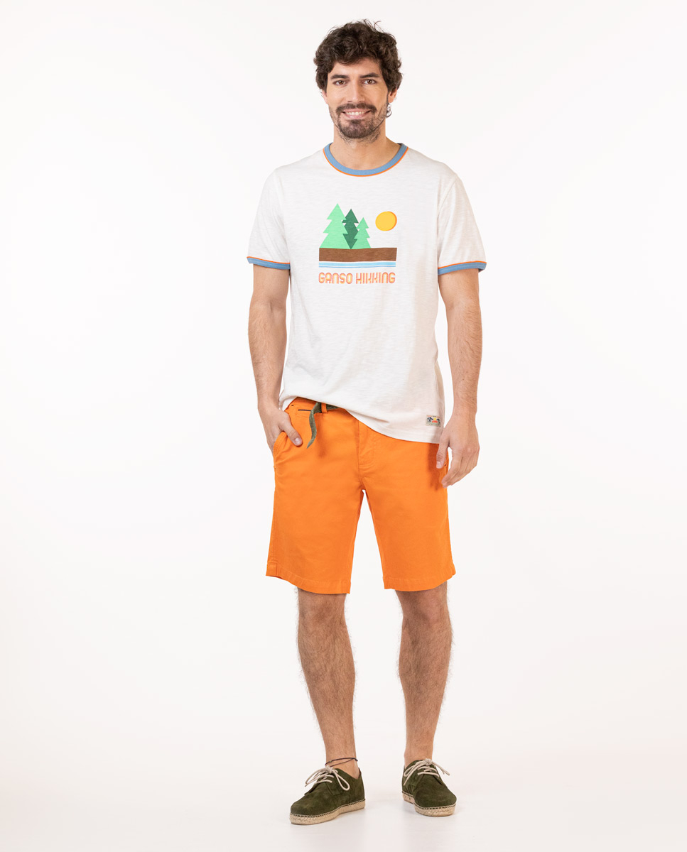 Camiseta Off White Estampada
