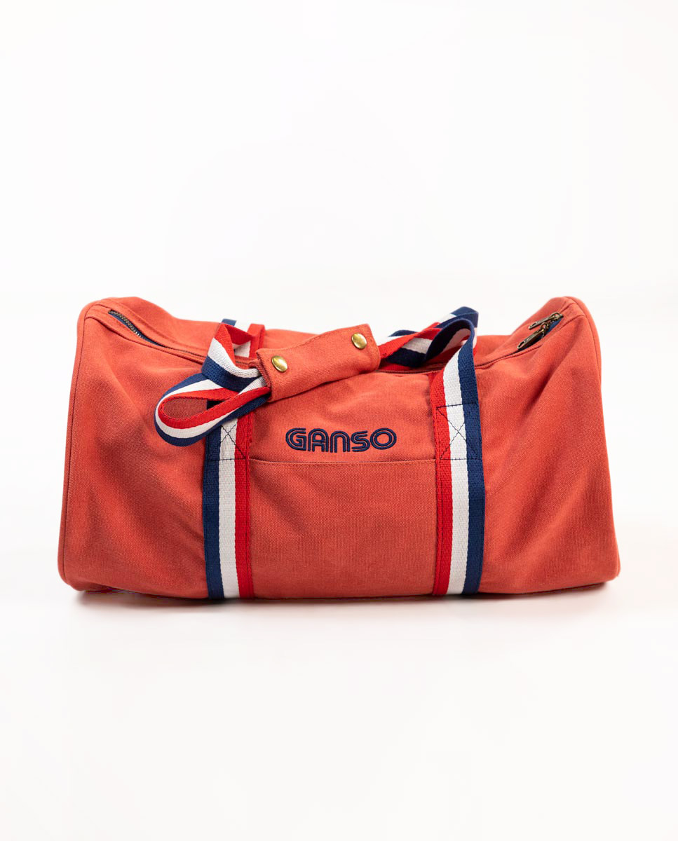 Duffle Canvas Washed Roja