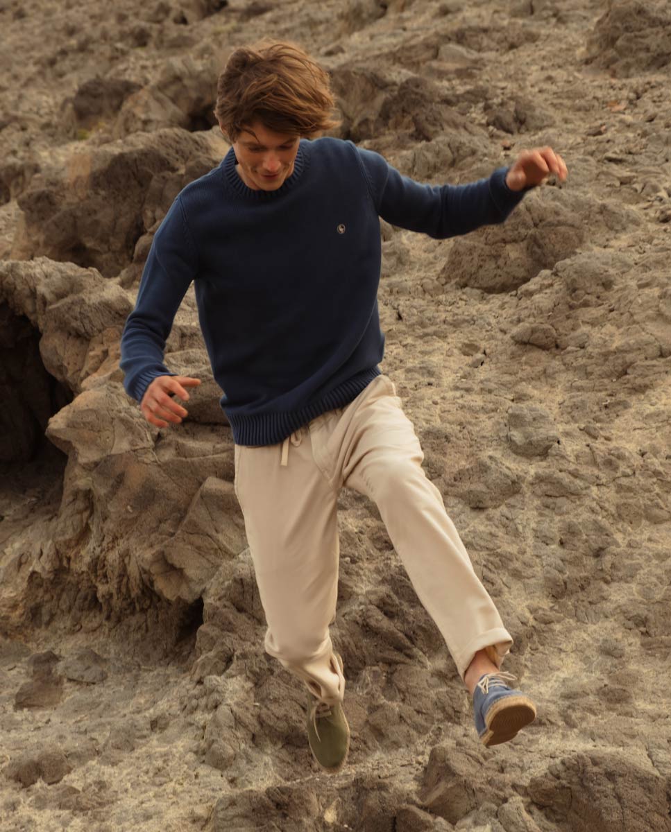 Pantalón Judo Lino Cordones Natural