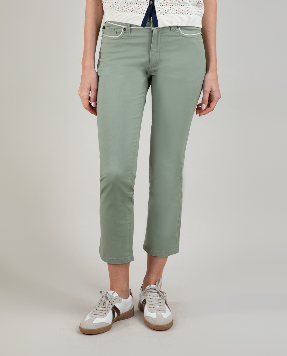 Pantalon 5 Poches Kaki