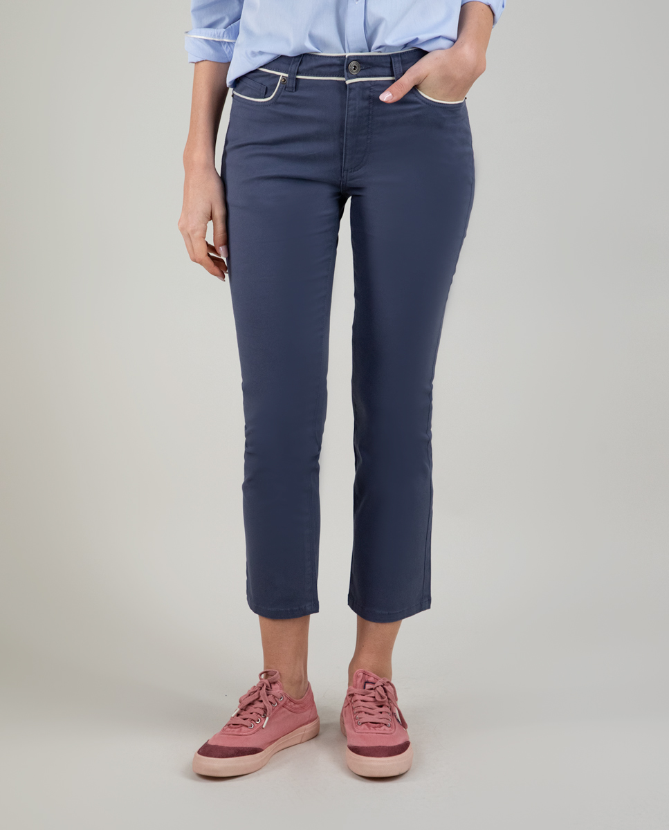 Pantalon 5 Poches Marine