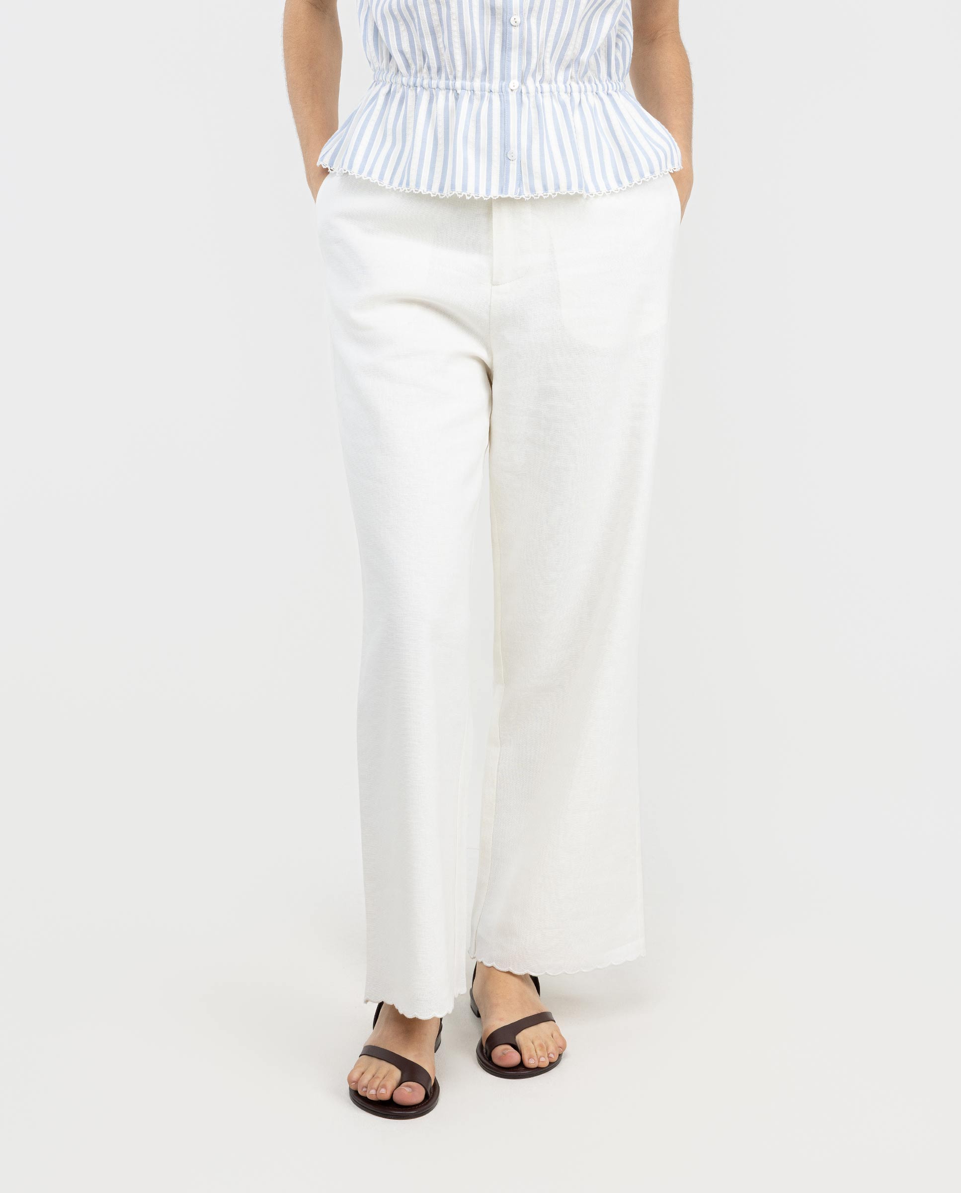 Pantalón Harper Recto Blanco