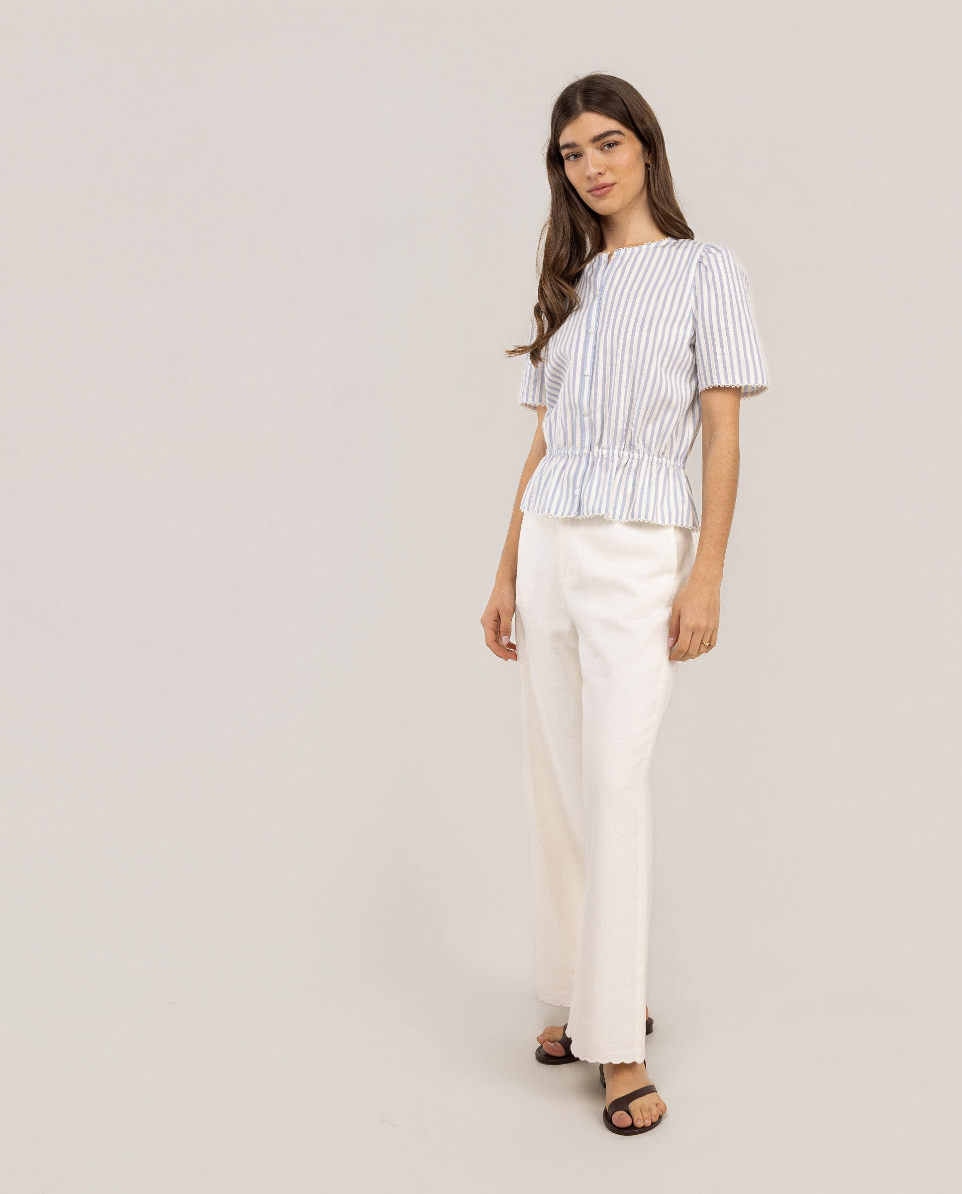 Harper White Trousers