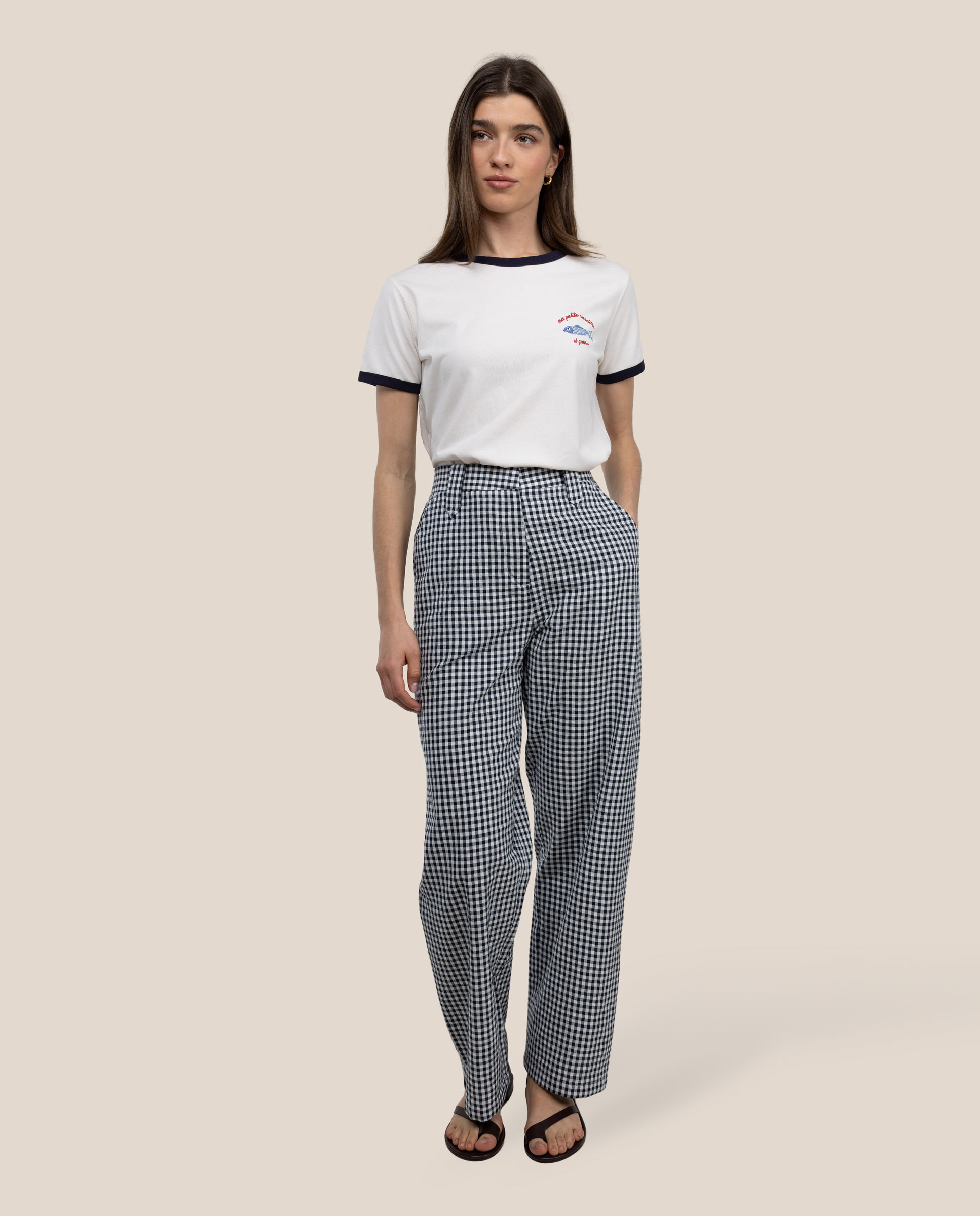 Catalina Vichy blaue Hose