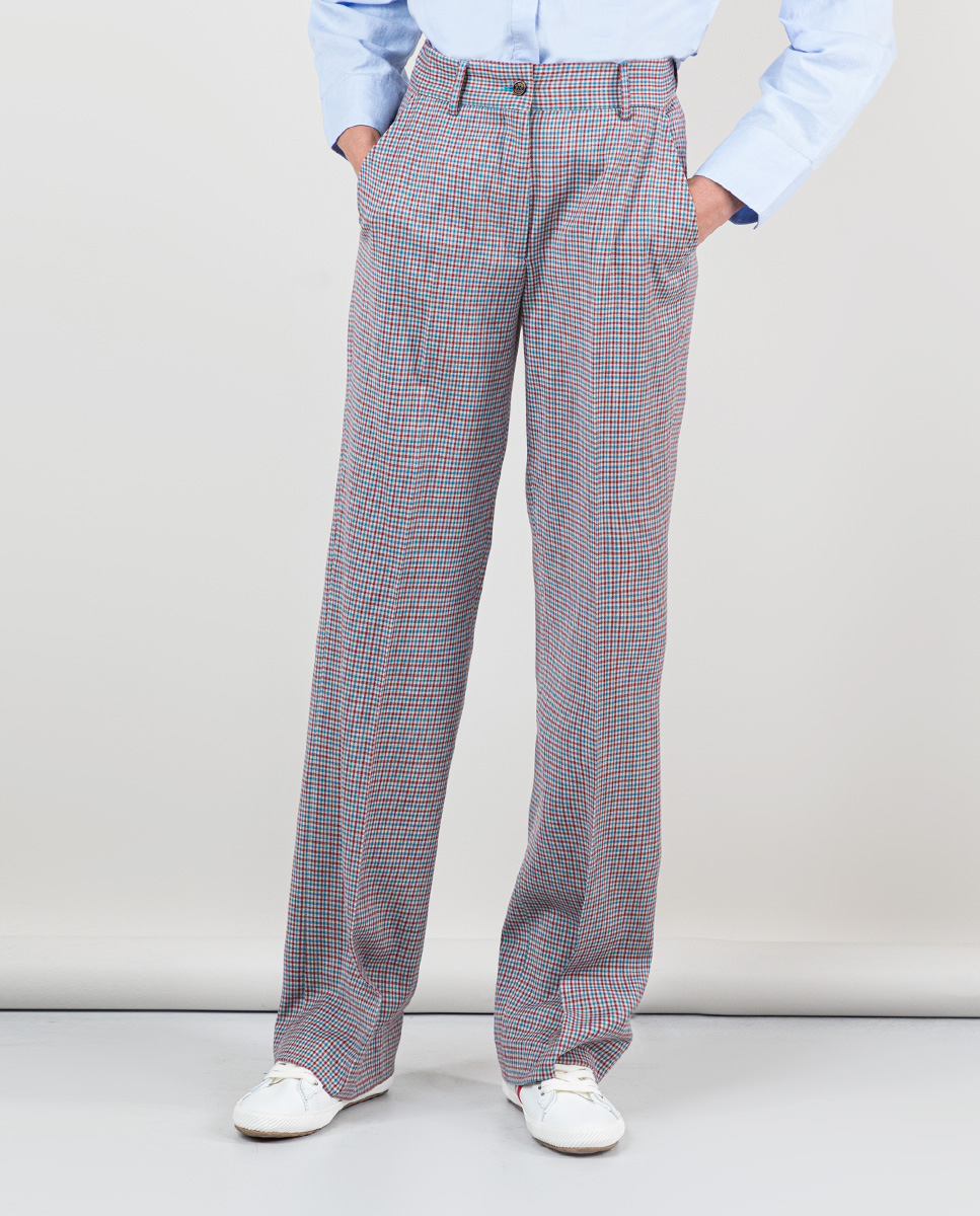 Hose Ensemble Harrys Granatapfel und Hellblau