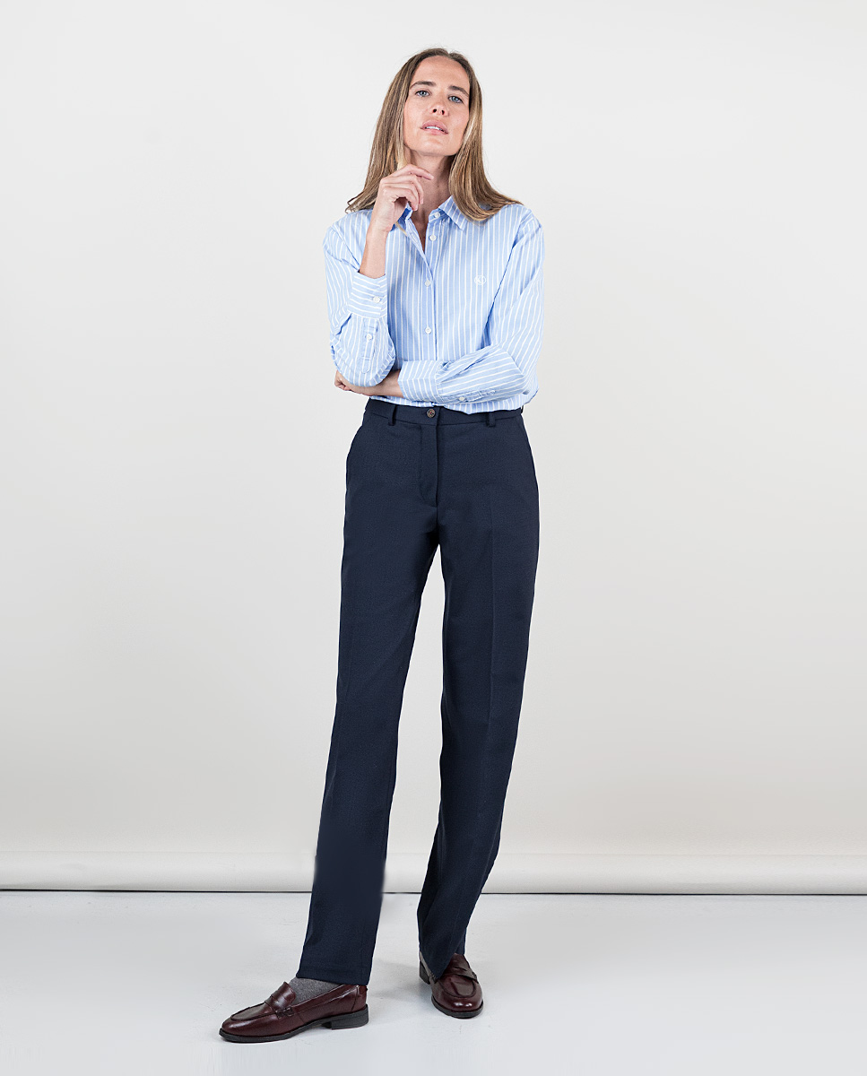 Pantalon Ensemble Uni Marine