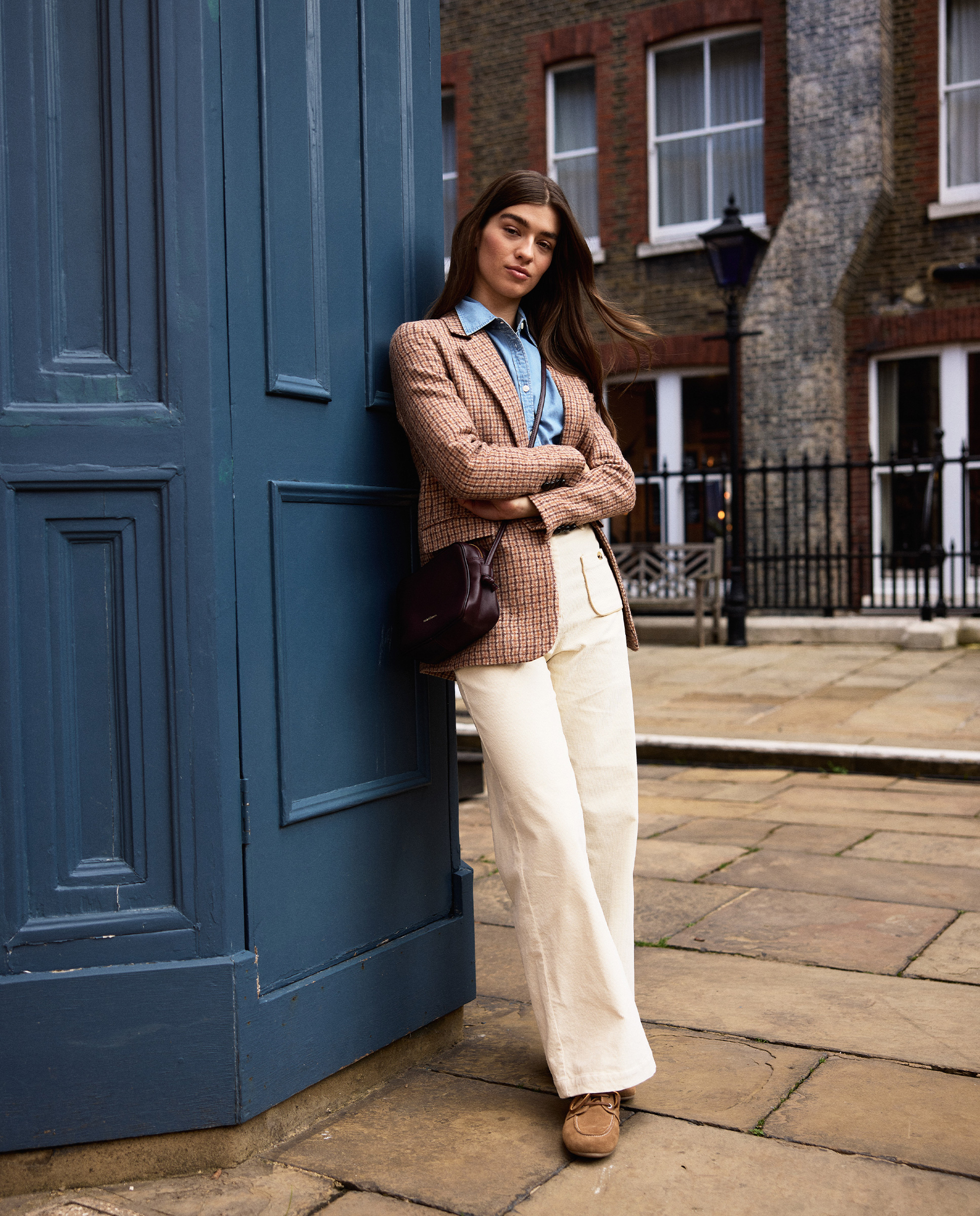 Cream Corduroy Trousers