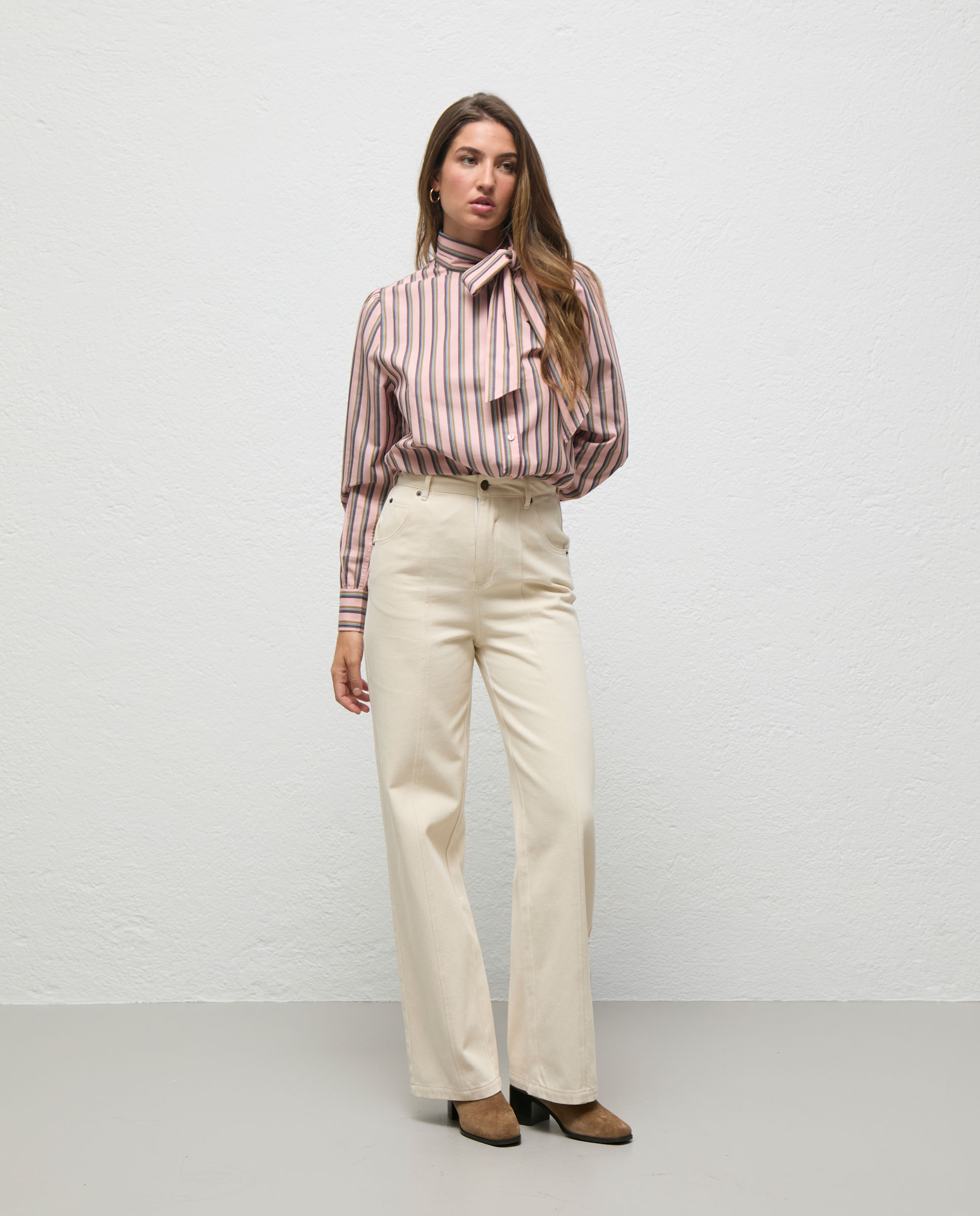 Beige Twill Paz Hose