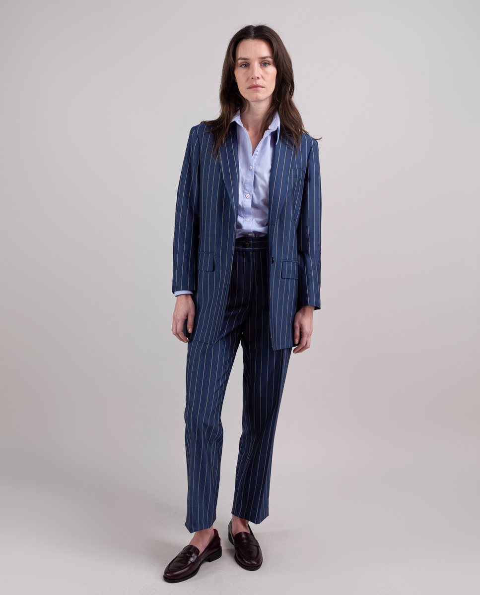 Americana Coordinada Raya Diplomática Azul