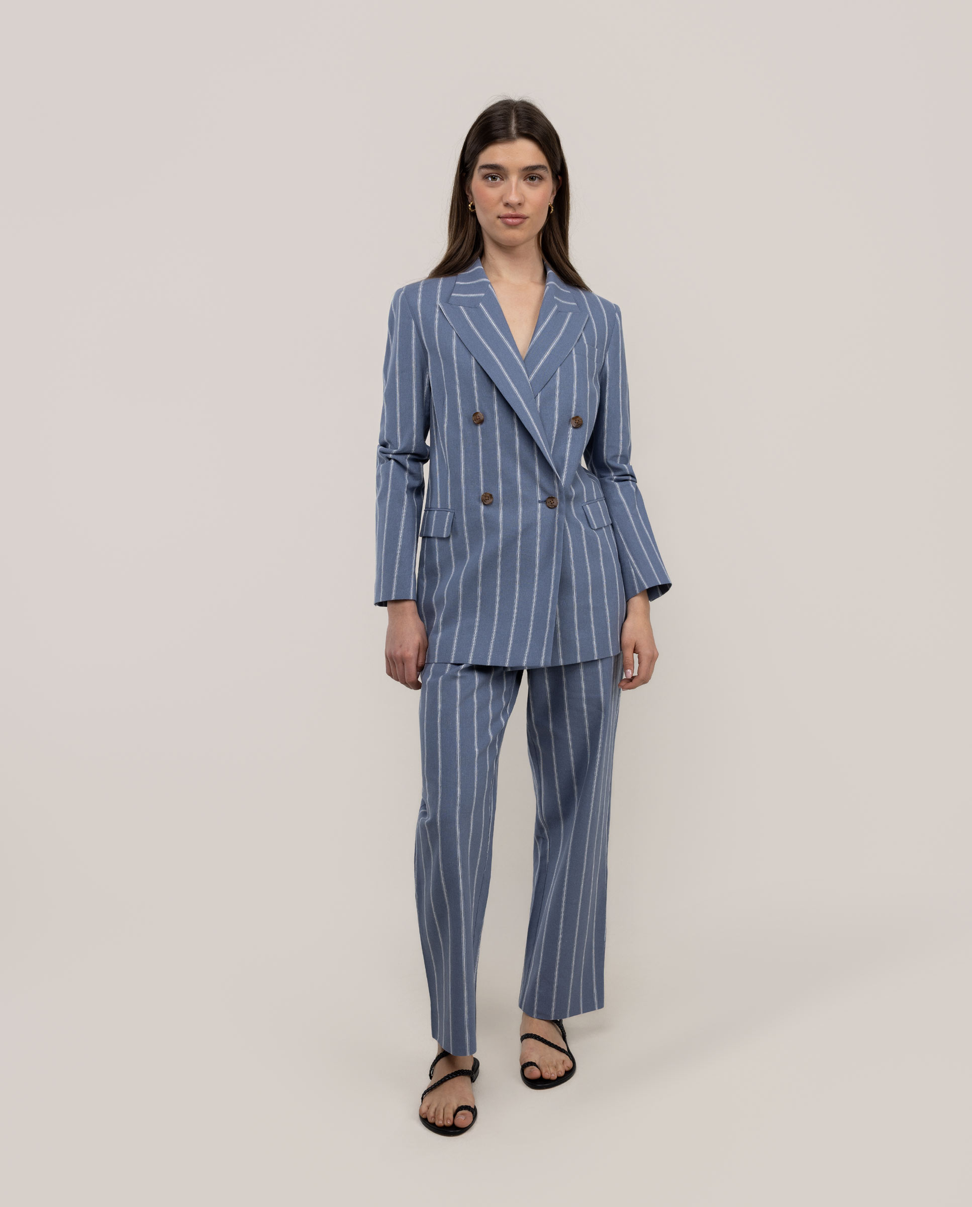 American Diana Cross Stripes Raw