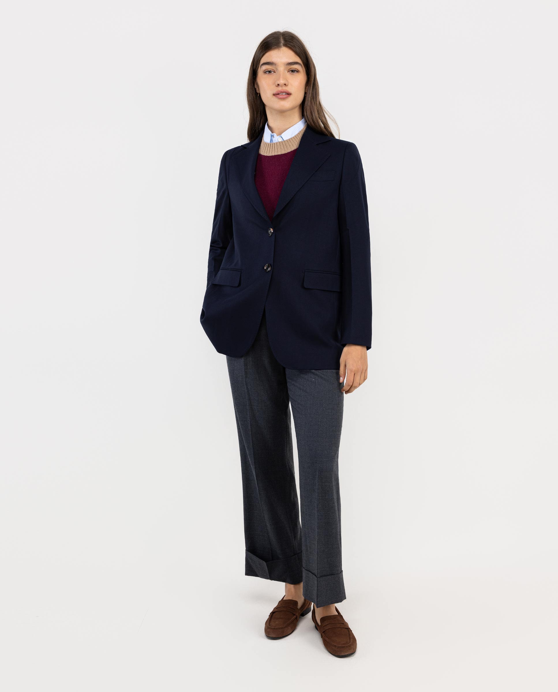 Veste Ensemble Uni Marine
