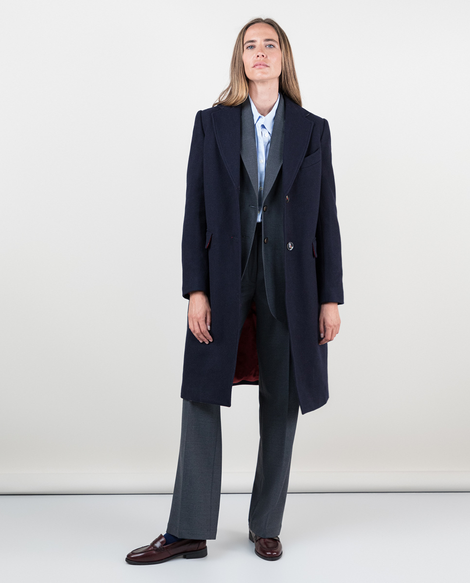 Manteau Classique Marine