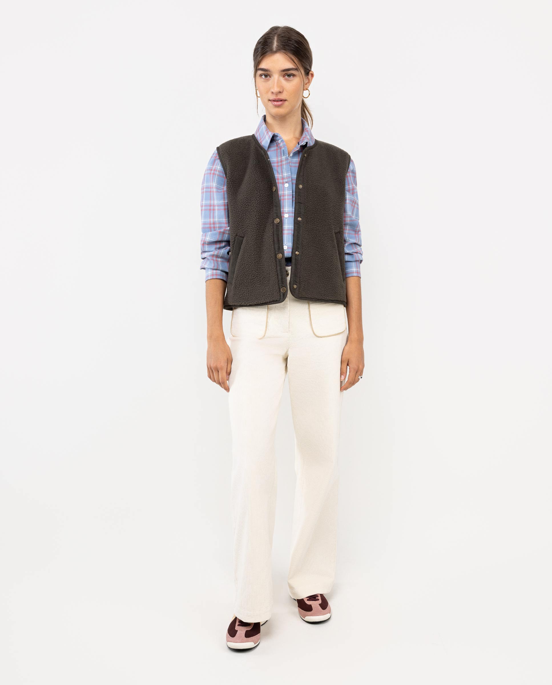 Chaleco Borrego Verde