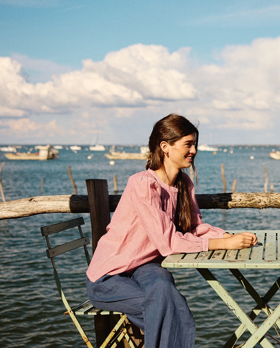 Camisa Fantasia Listrada Vermelha
