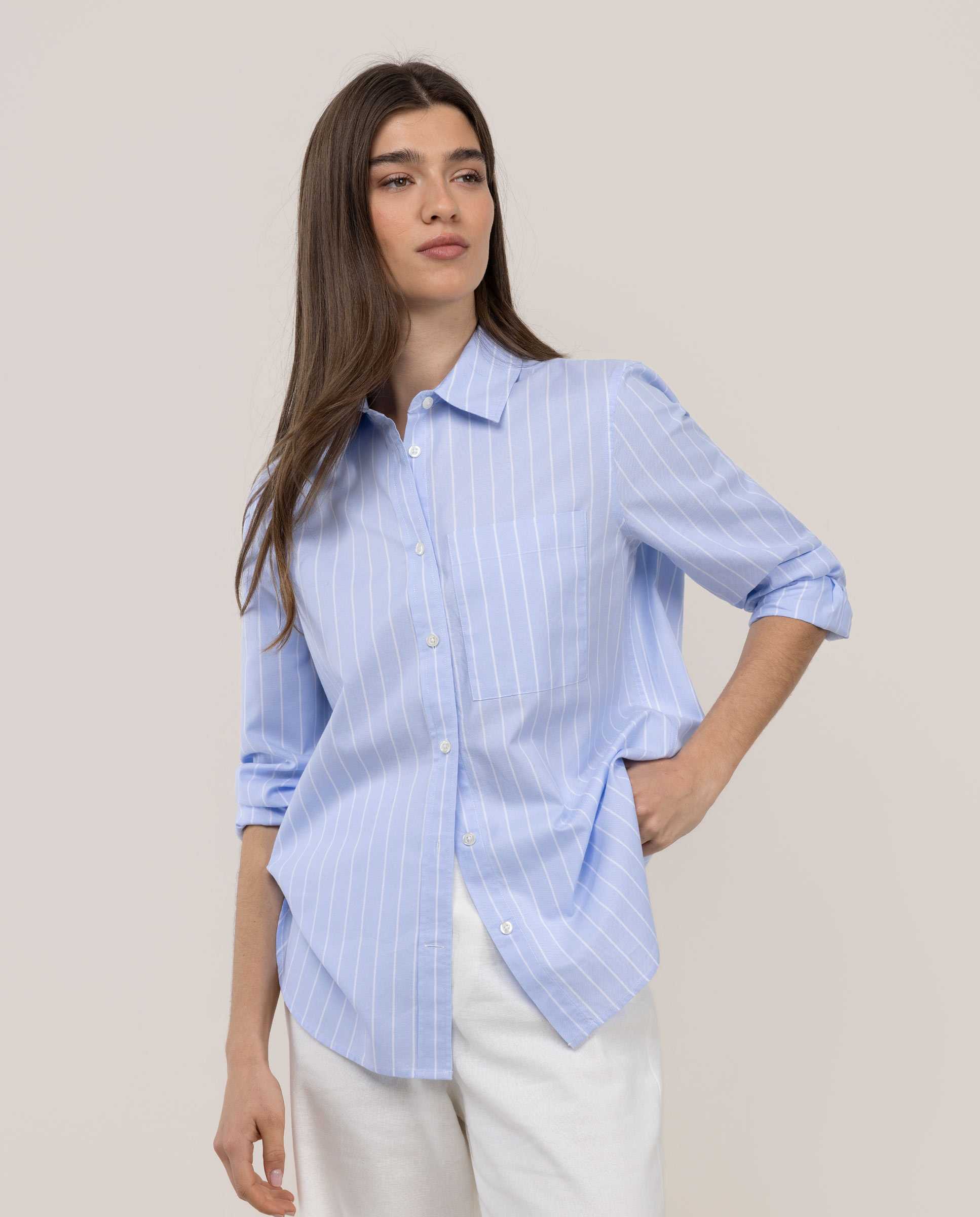 Camisa Maggie Raya Butcher