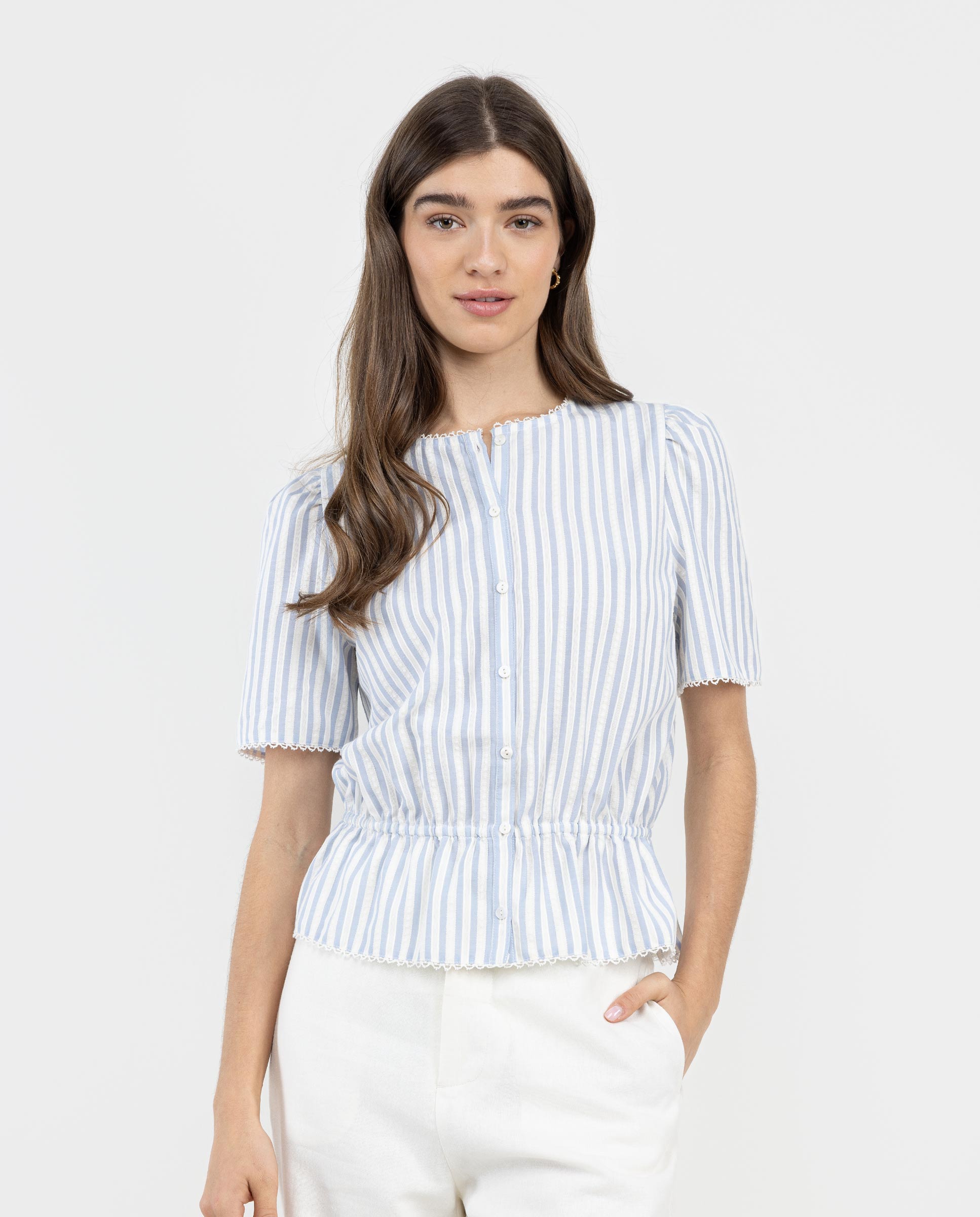 Camisa Nala Rayas Azul