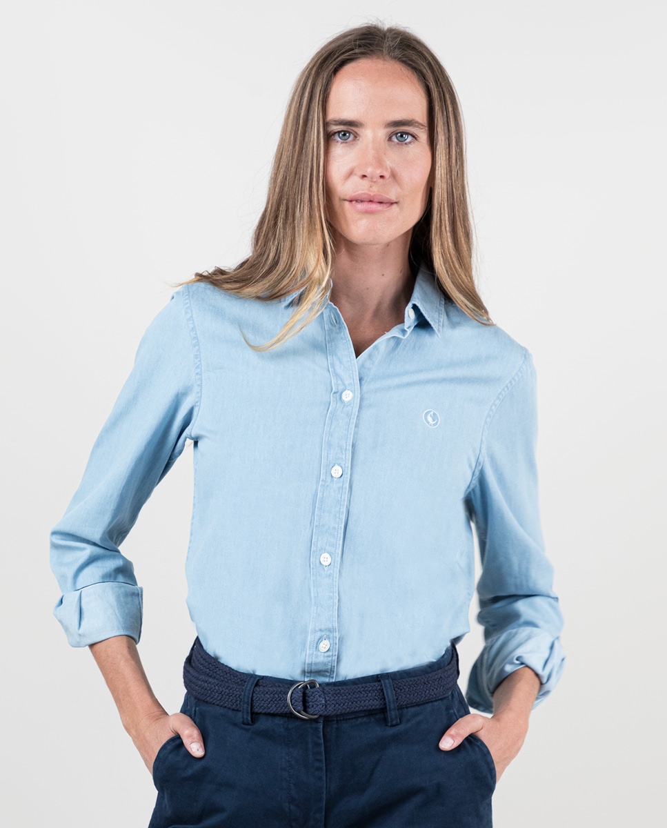 Chemise Denim Délavée