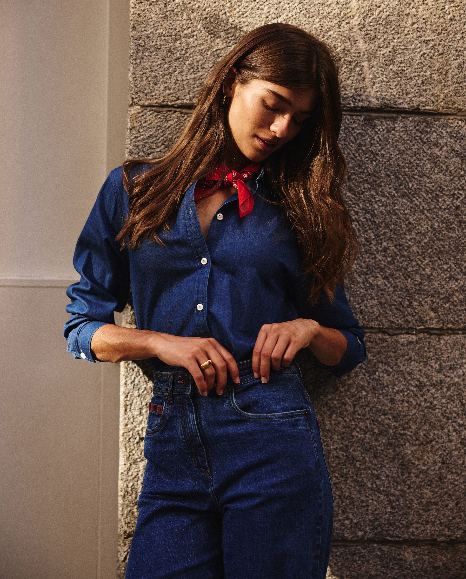 Camisa Denim Doble Tintura