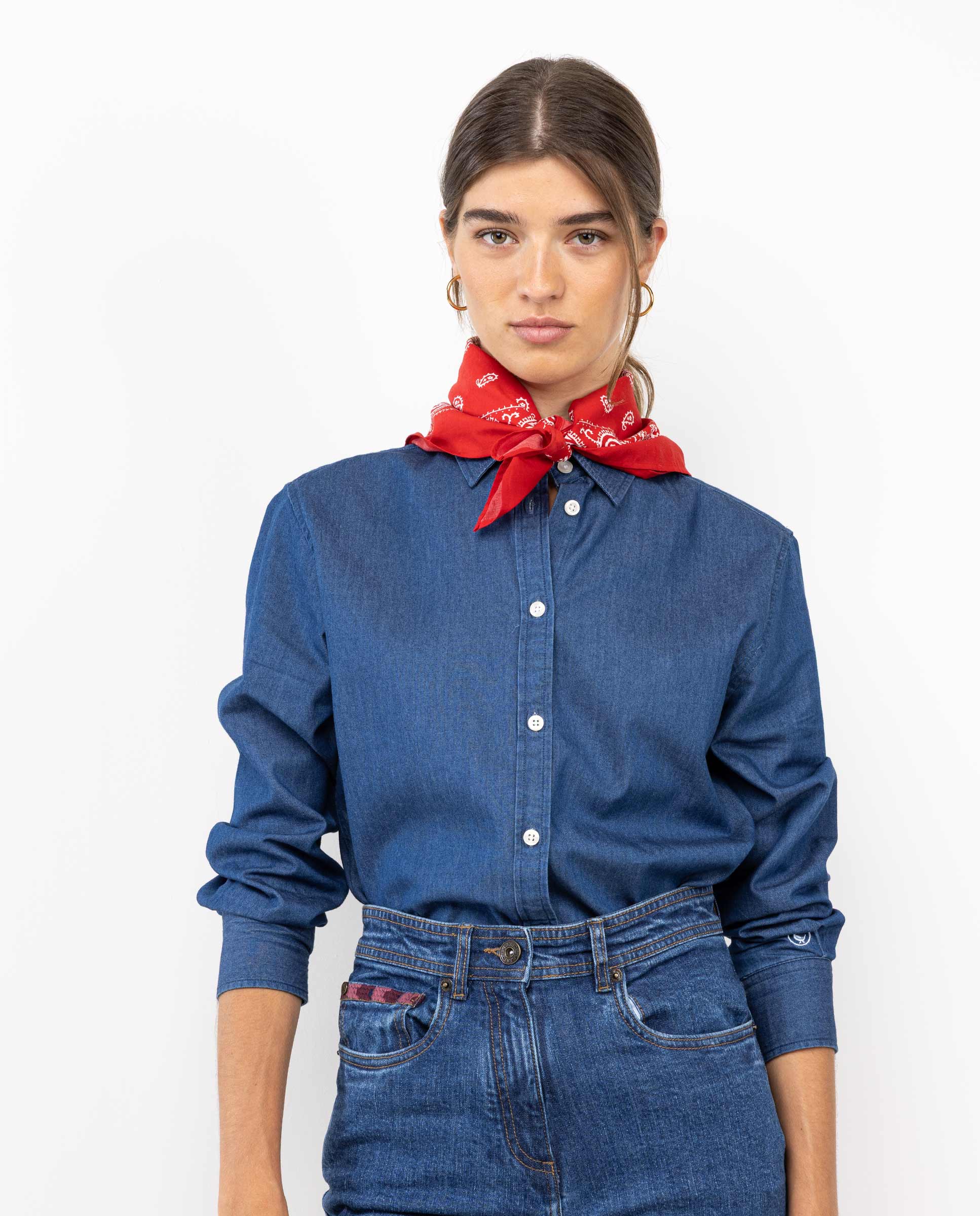 Camisa Denim Doble Tintura