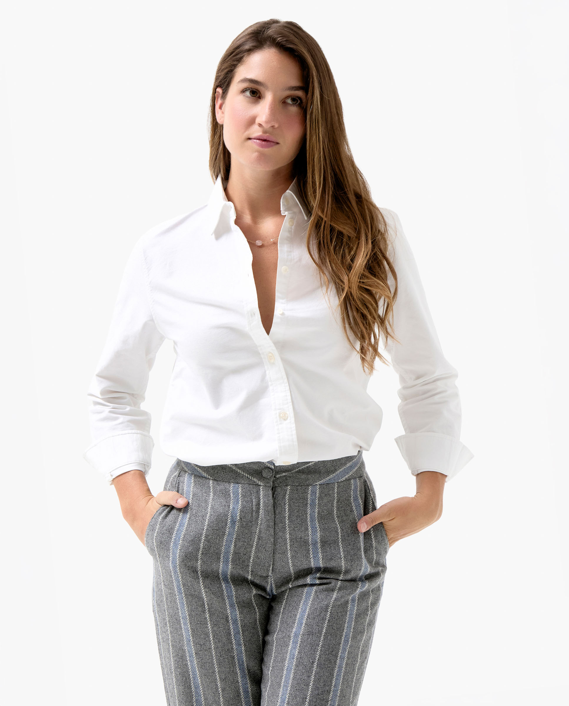 Camisa Sol Oxford Blanco