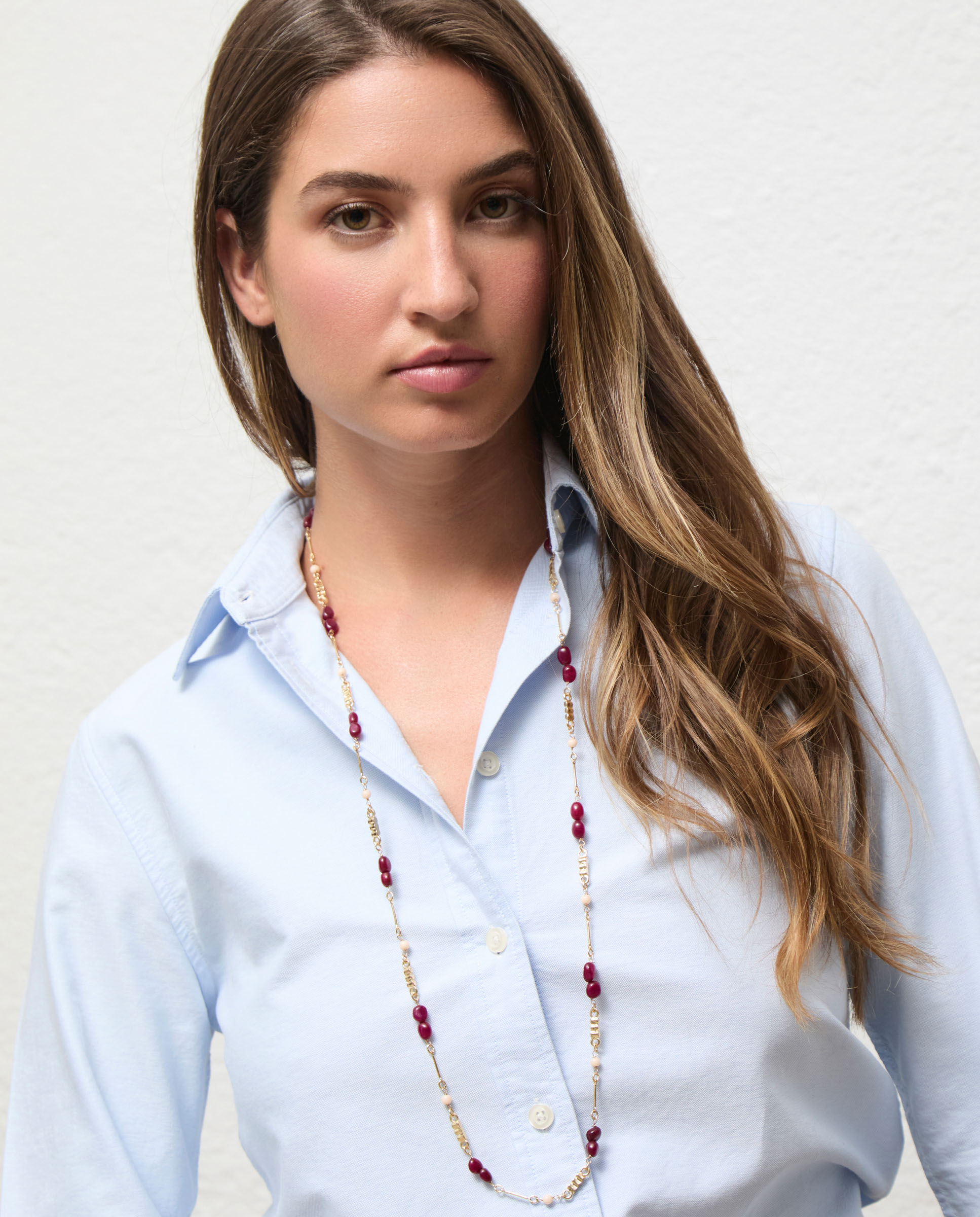 Light Blue Oxford Sun Shirt