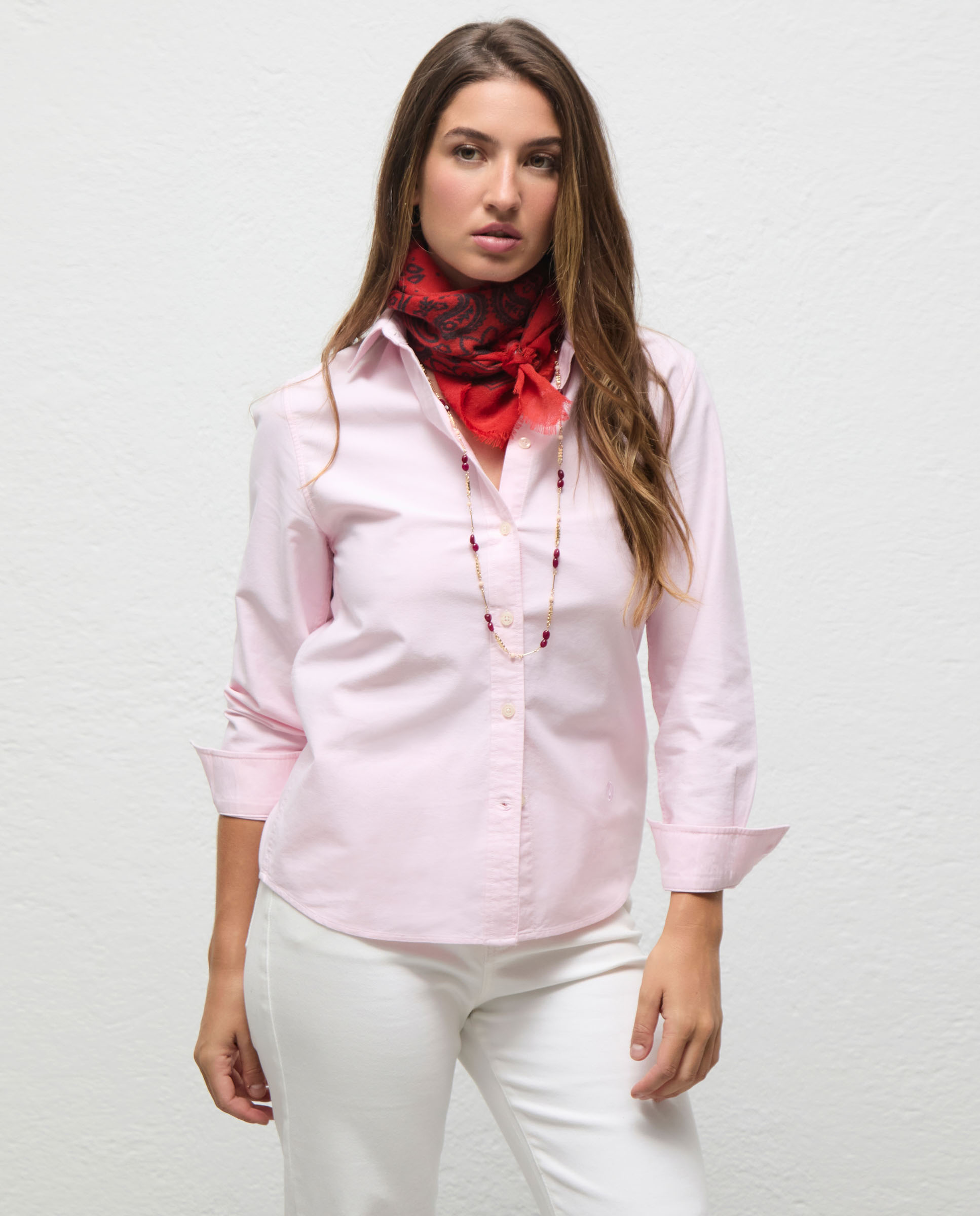 Camisa Sol Oxford Rosa
