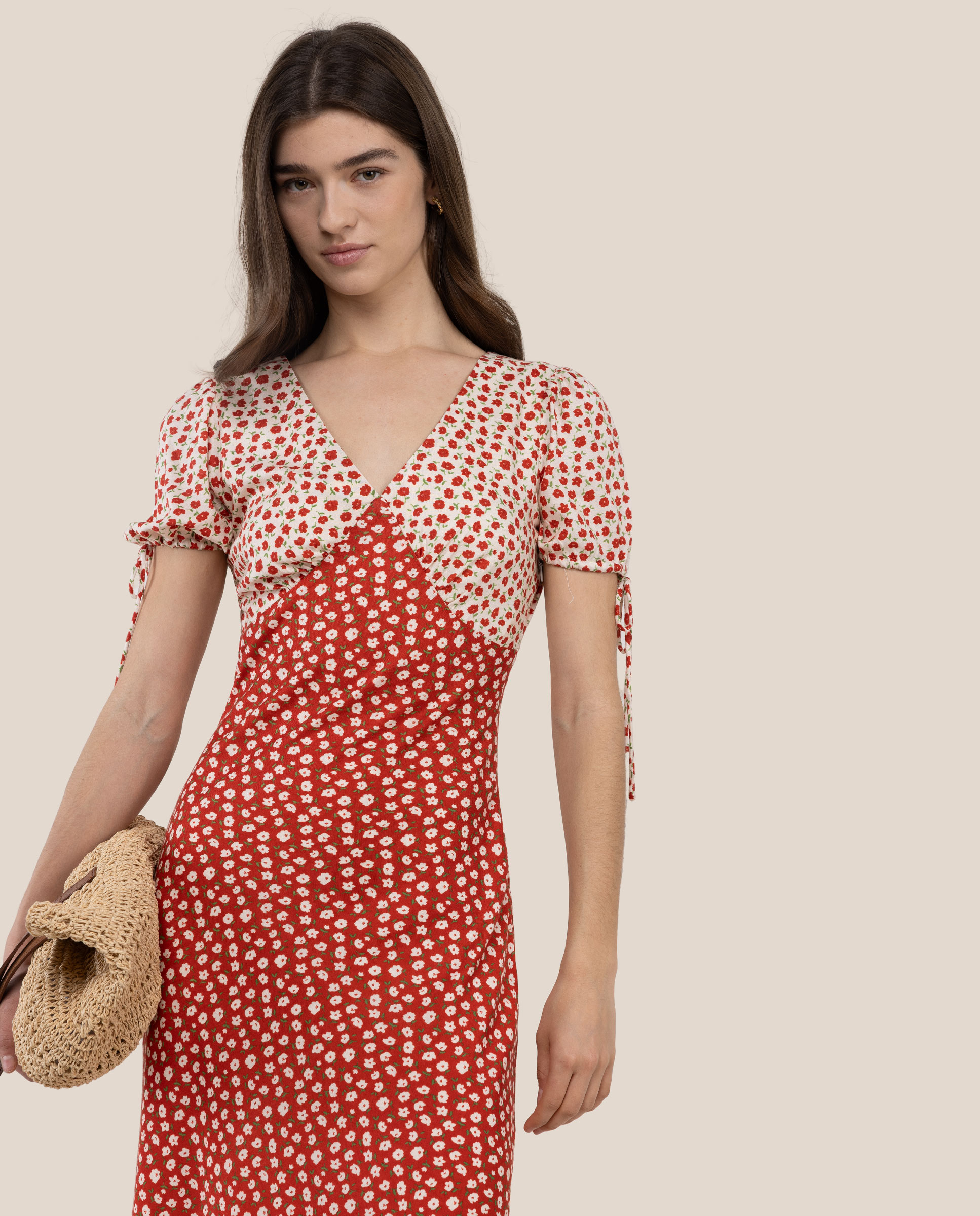 Robe longue à fleurs Sophie