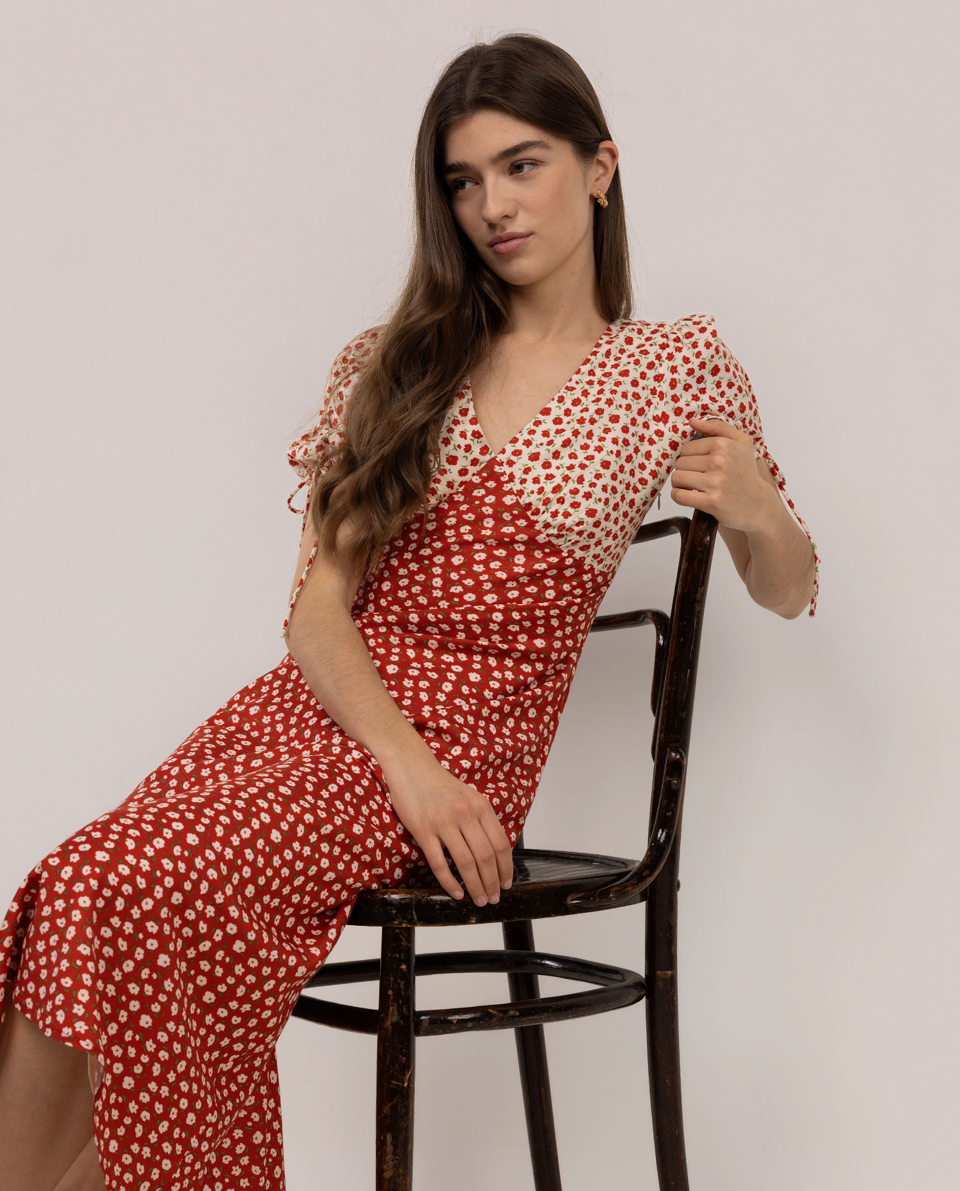 Vestido Sophie Largo Flores