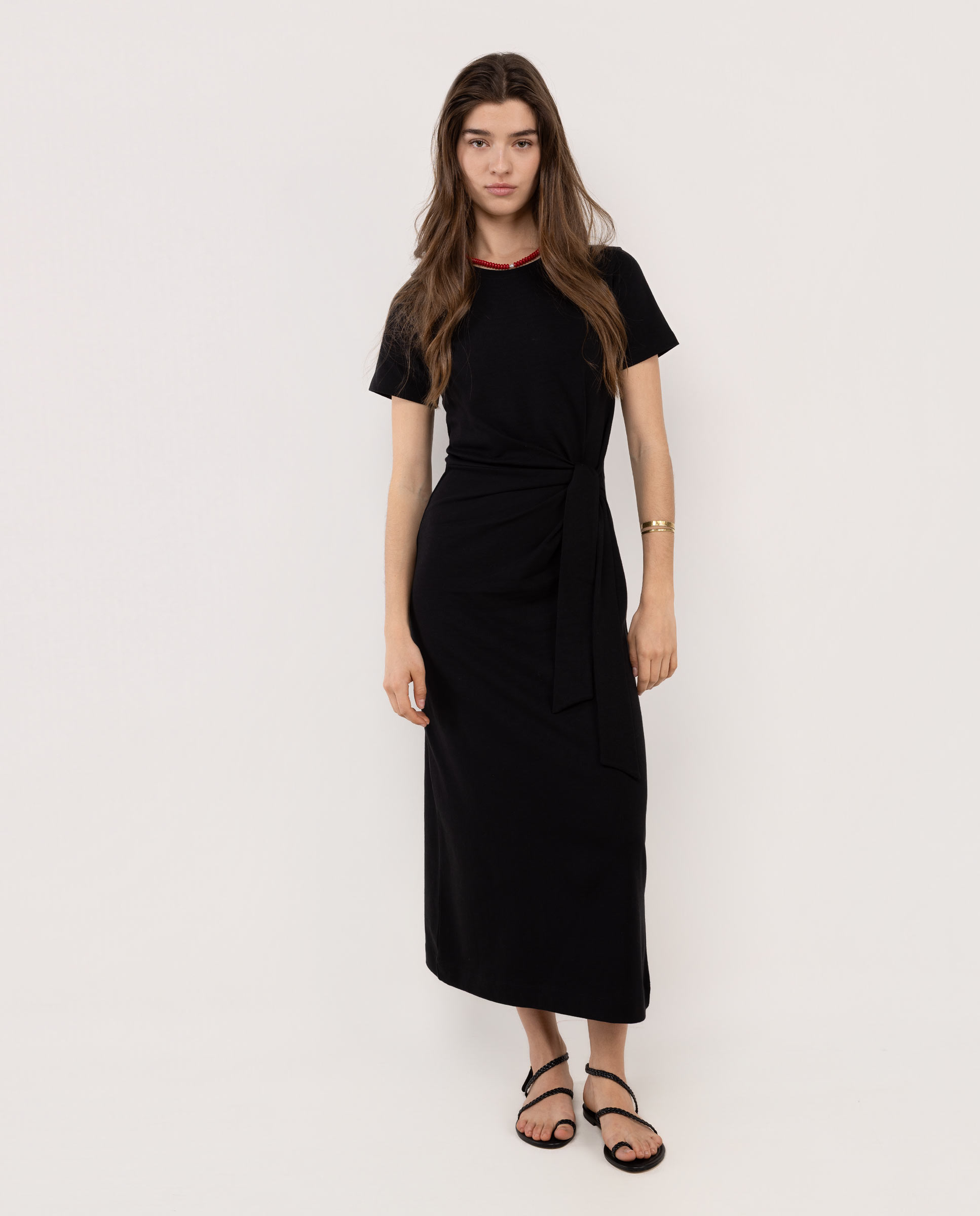Vestido Holly Punto Negro