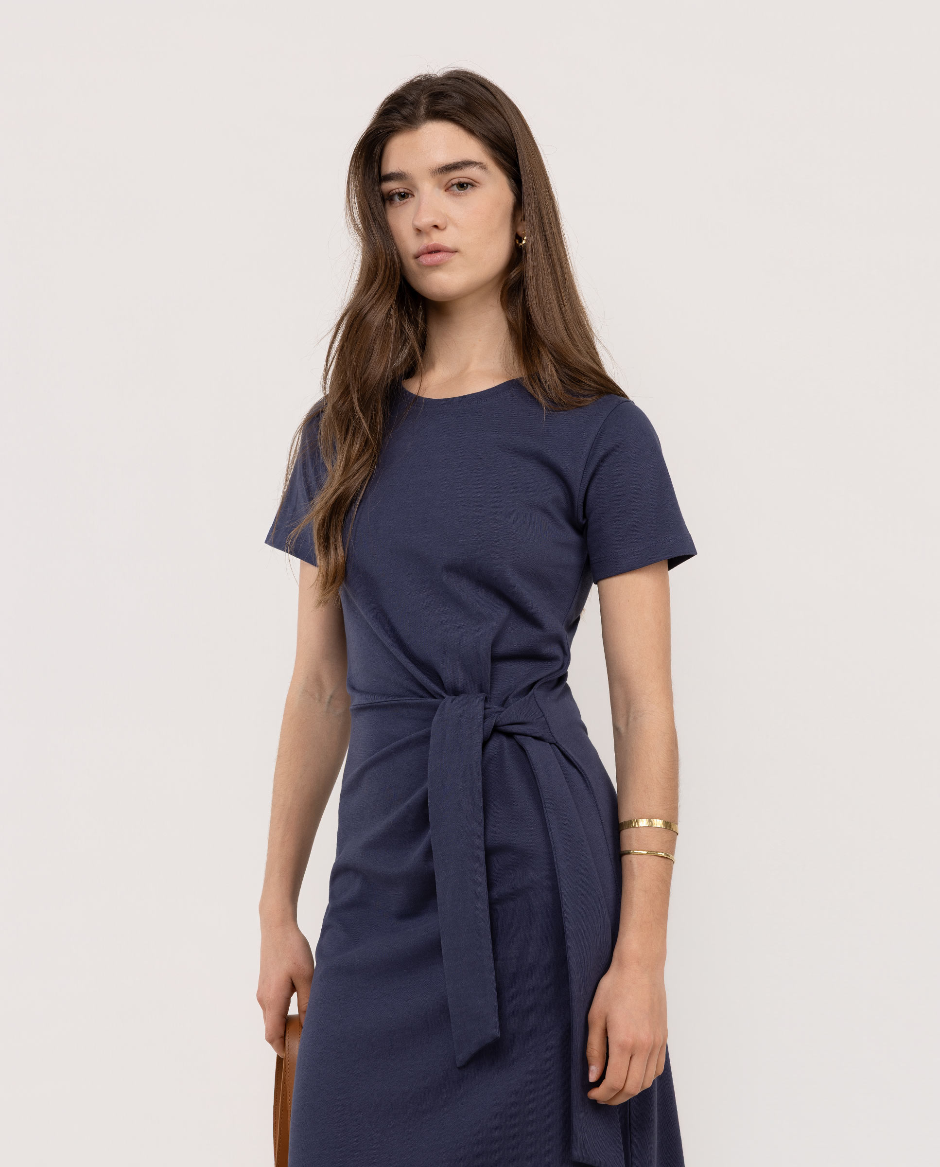 Vestido Holly Punto Azul