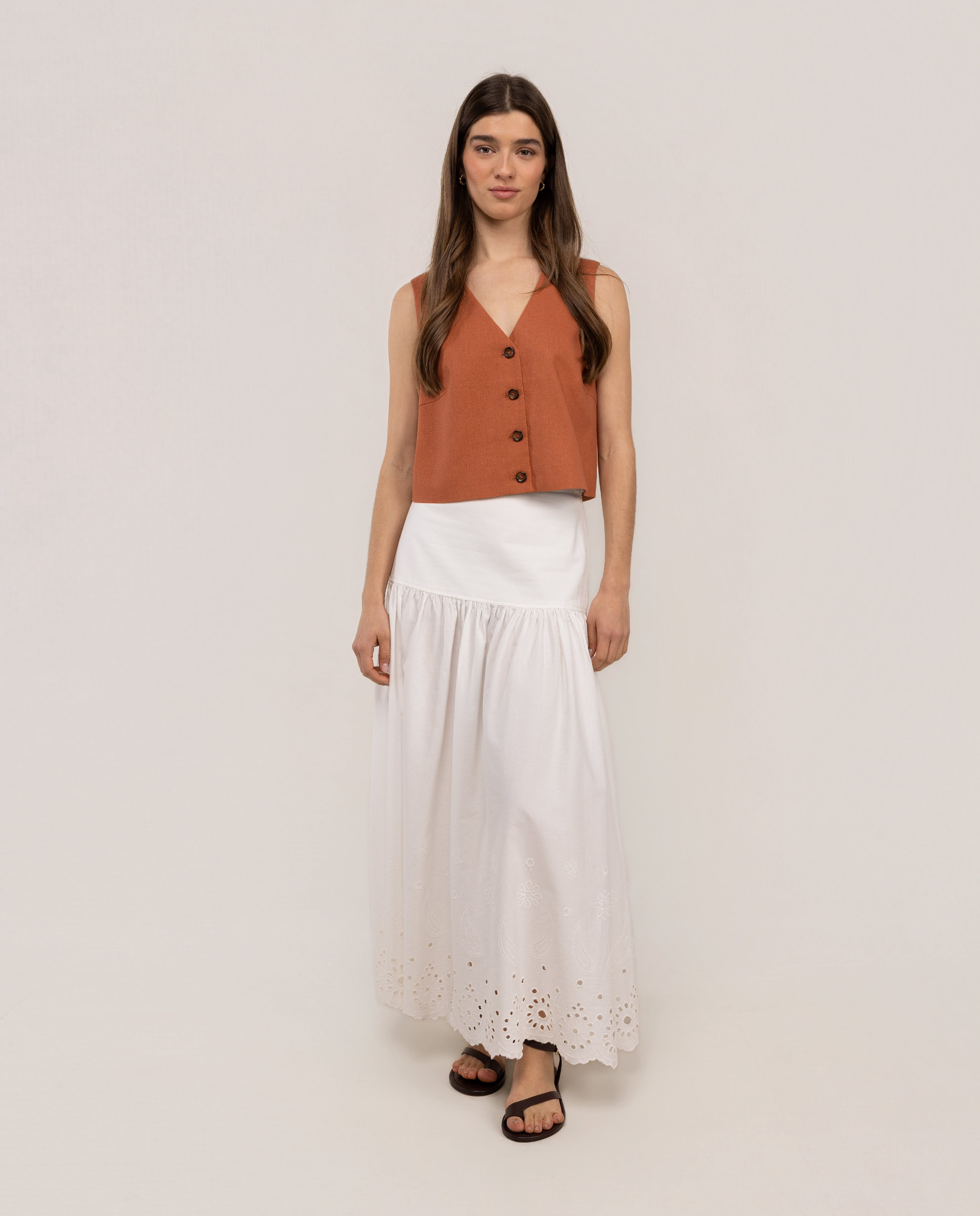 Saia Benedetta Blanca