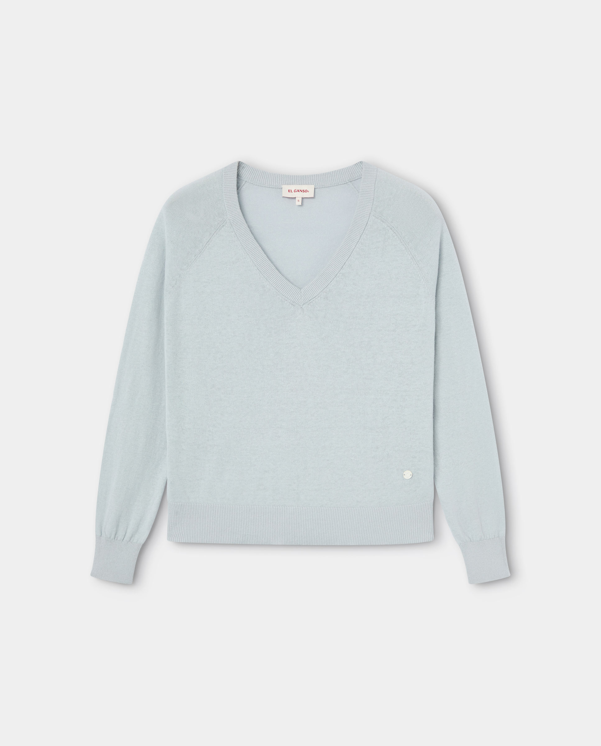 Kerry Linen Jersey Light Blue
