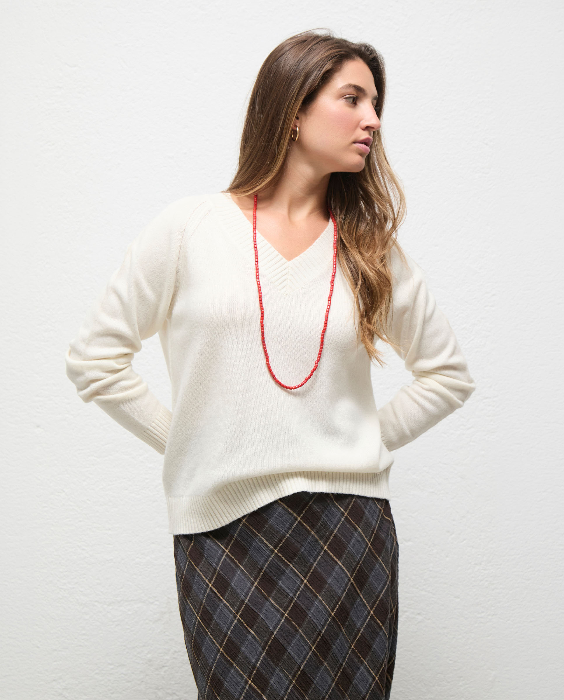 Jersey Lidia Cuello Pico Crudo