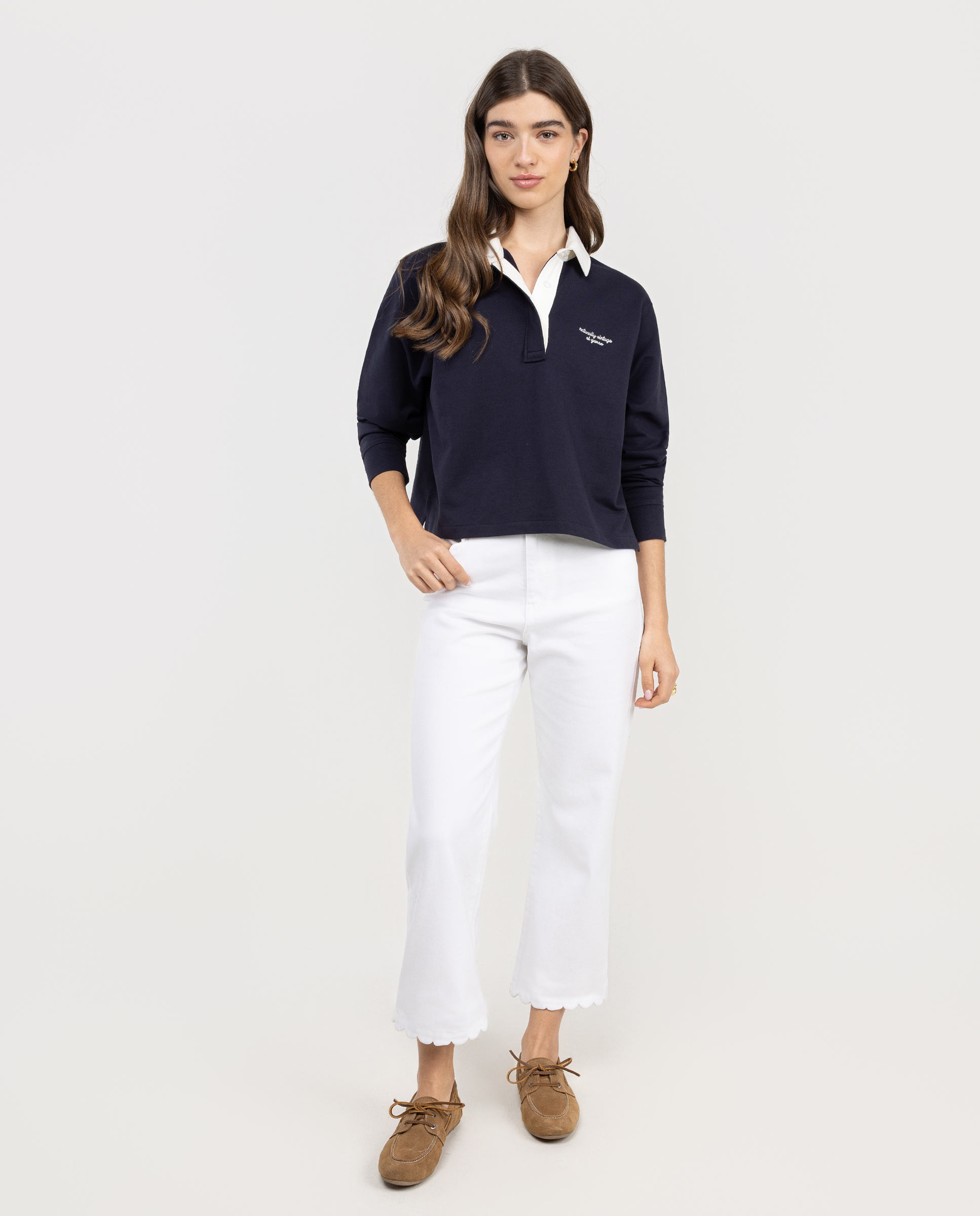 Sweat-shirt à col roulé Abby