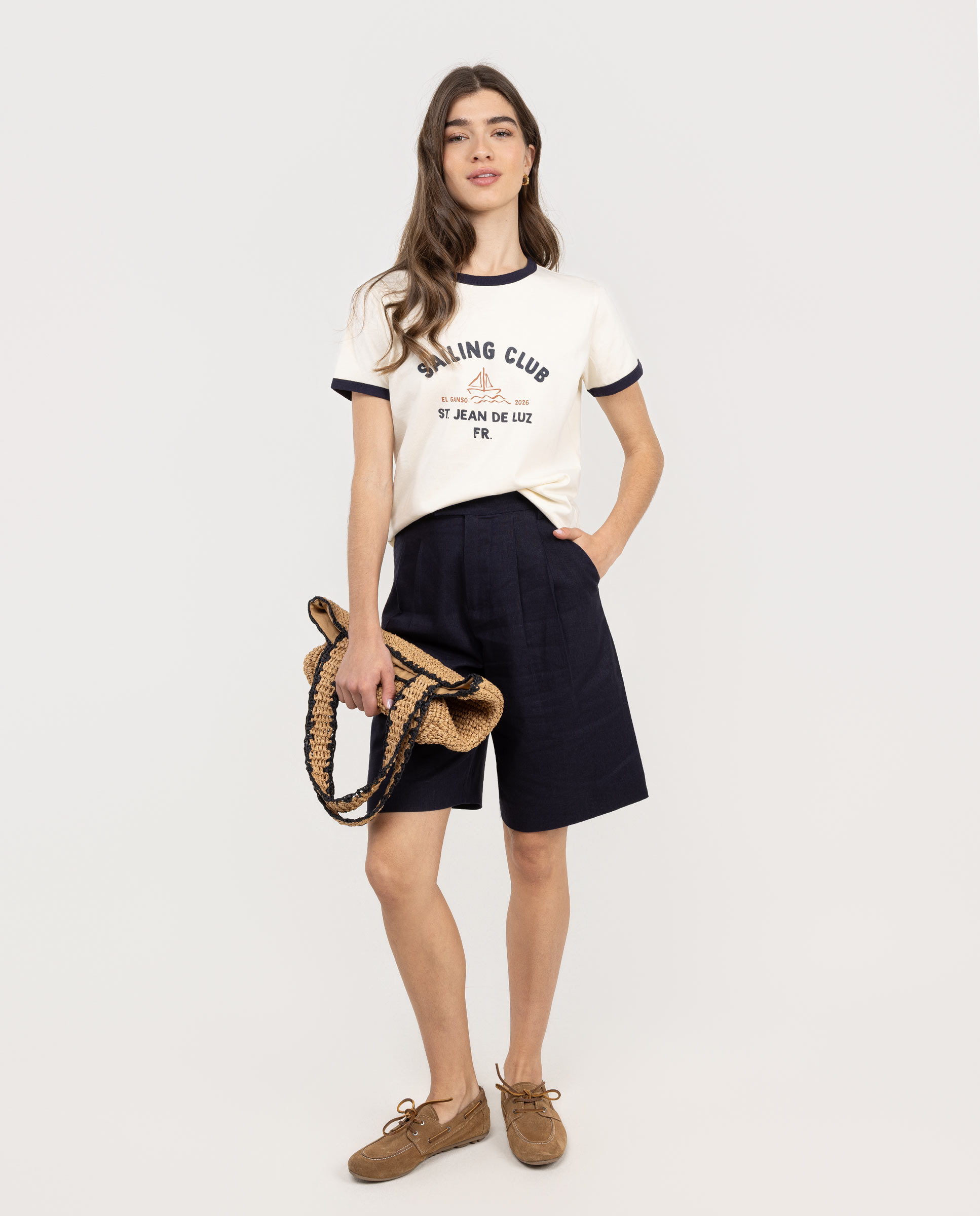 Camiseta Norma Manga Corta Crudo