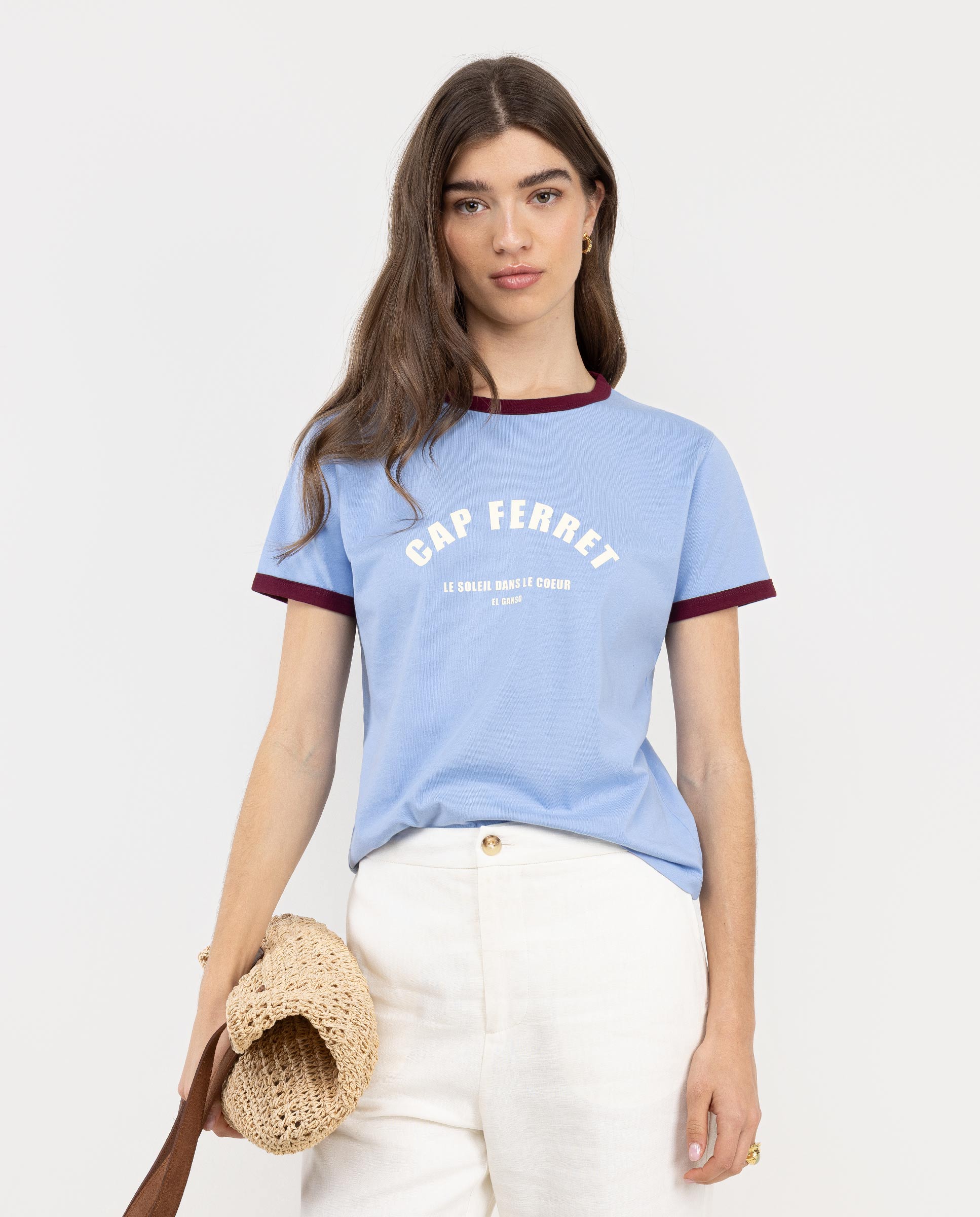 Camiseta Norma Manga Corta Celeste