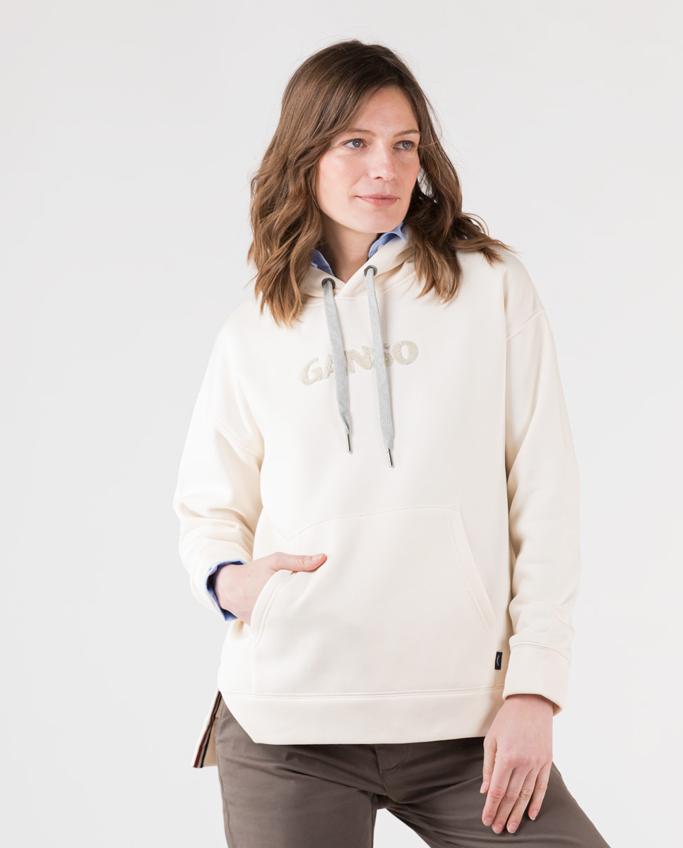 Ecru Polo Neck Jumper
