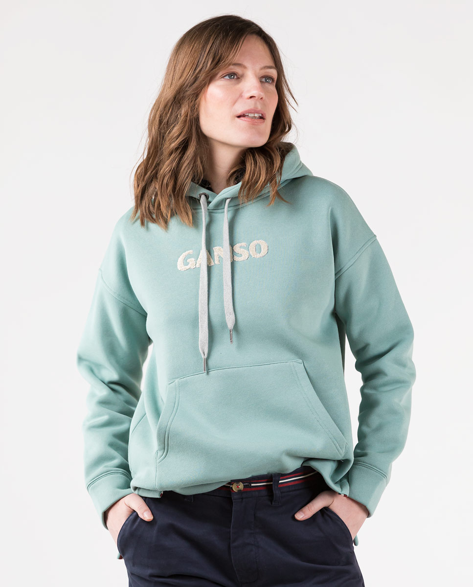 Sweatshirt Kapuze Grün