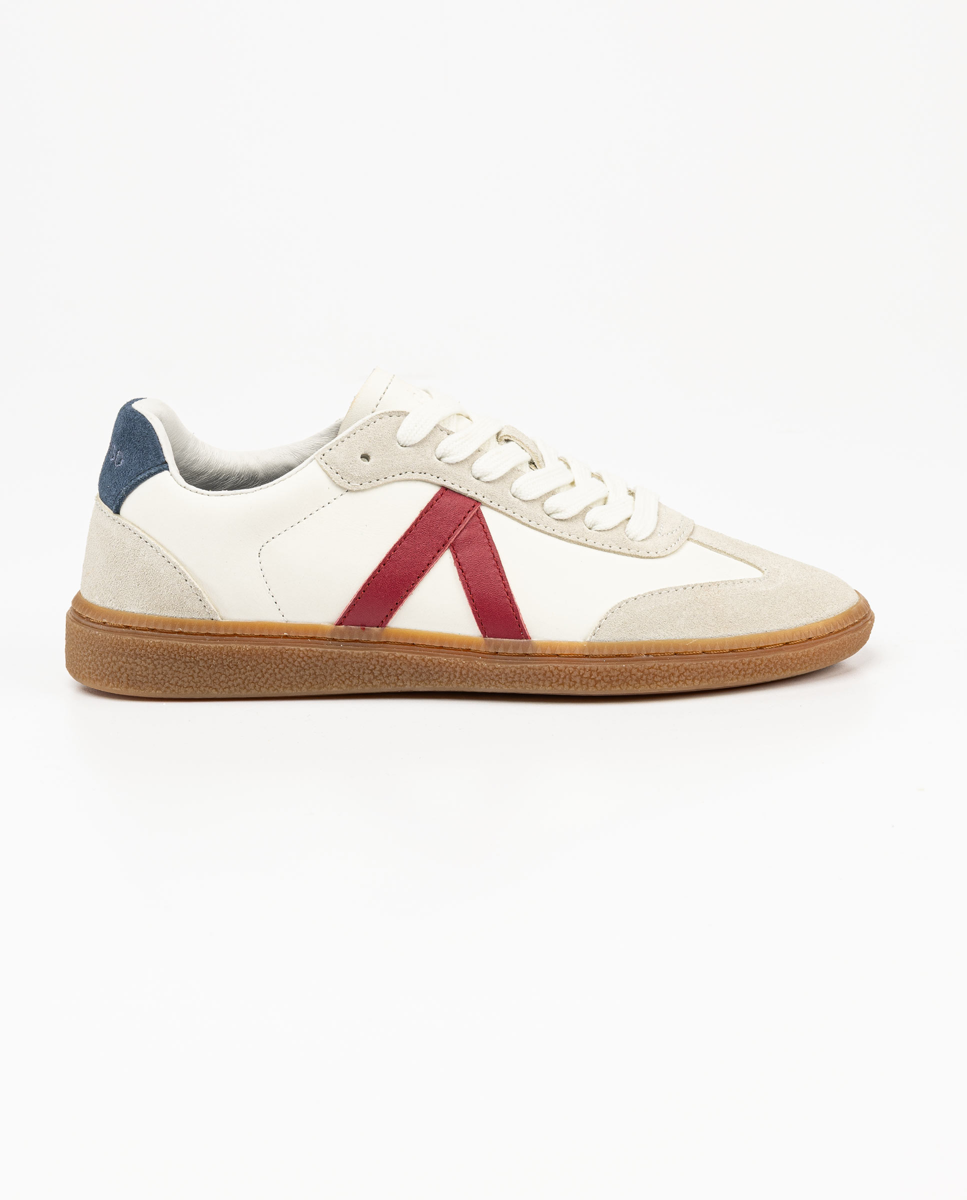 Tennis Années 70 Peau Bordeaux