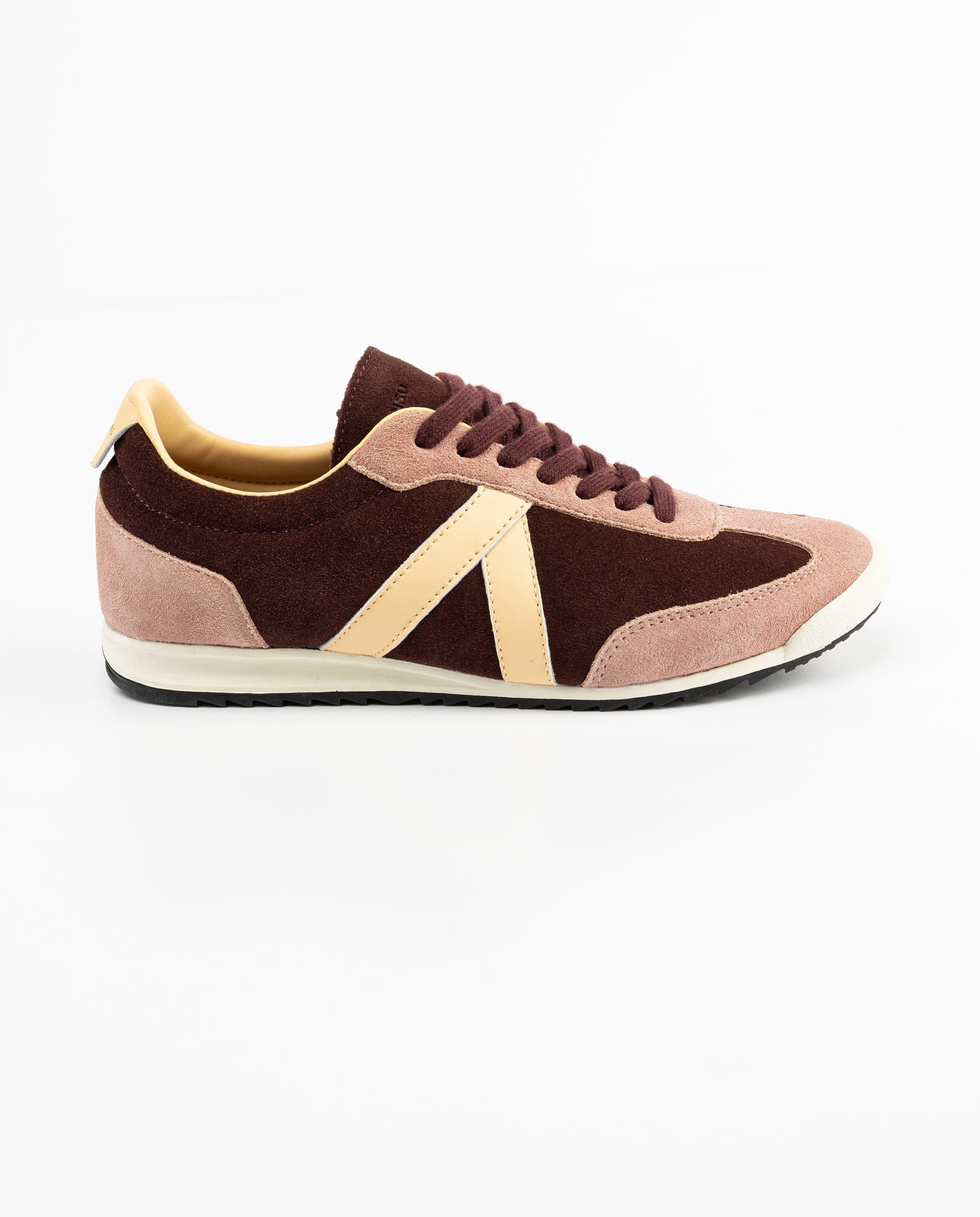 Zapatilla Bowling Piel Granate