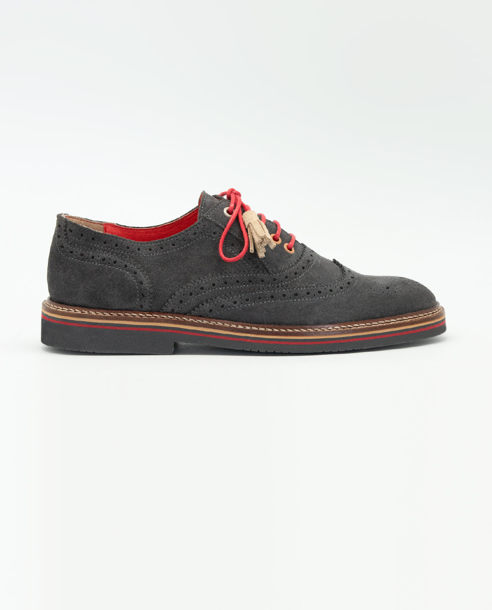 Grey Oxford Shoe