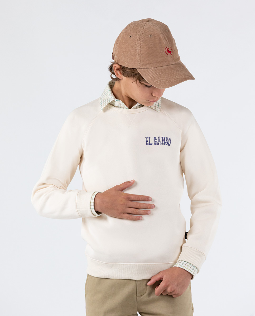 Sudadera Caja Cruda