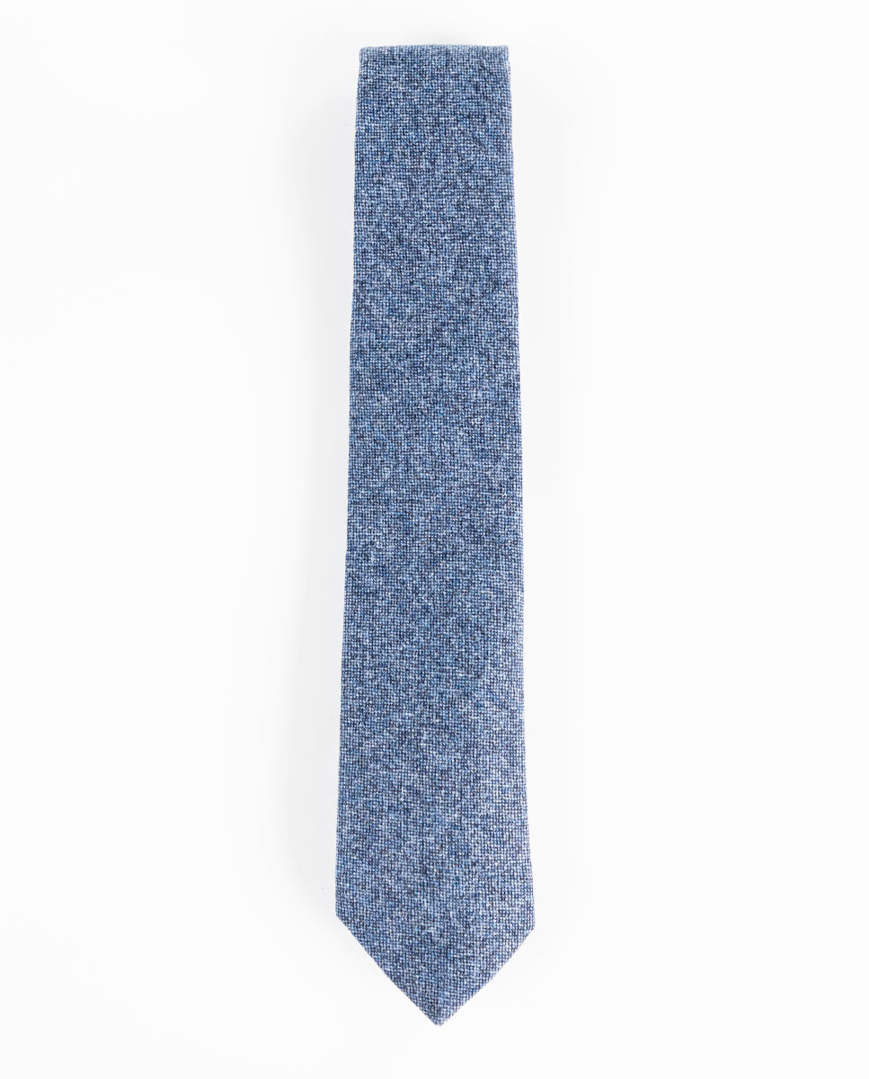 Cravate Laine Bleue