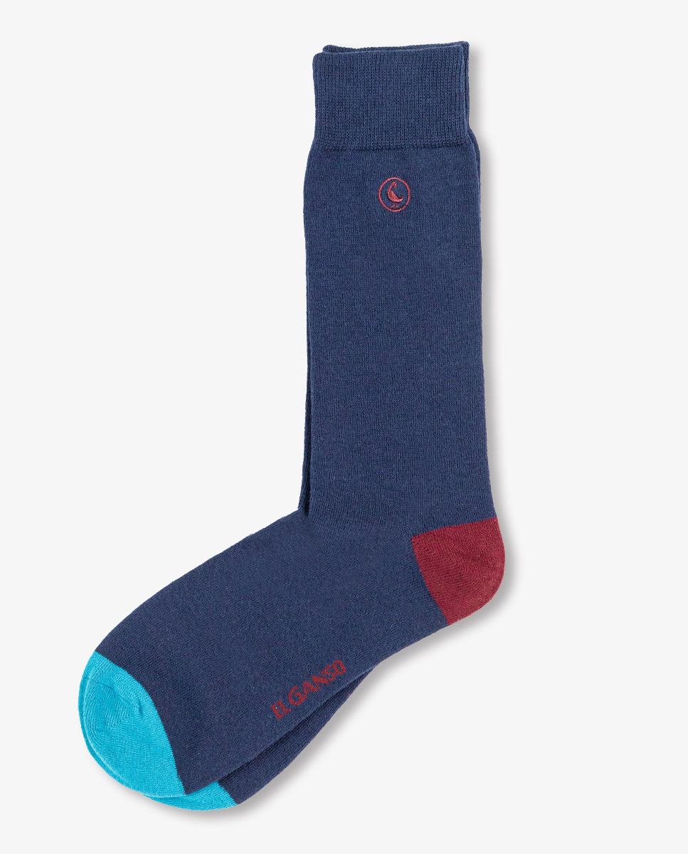 Chaussette Coton Marine