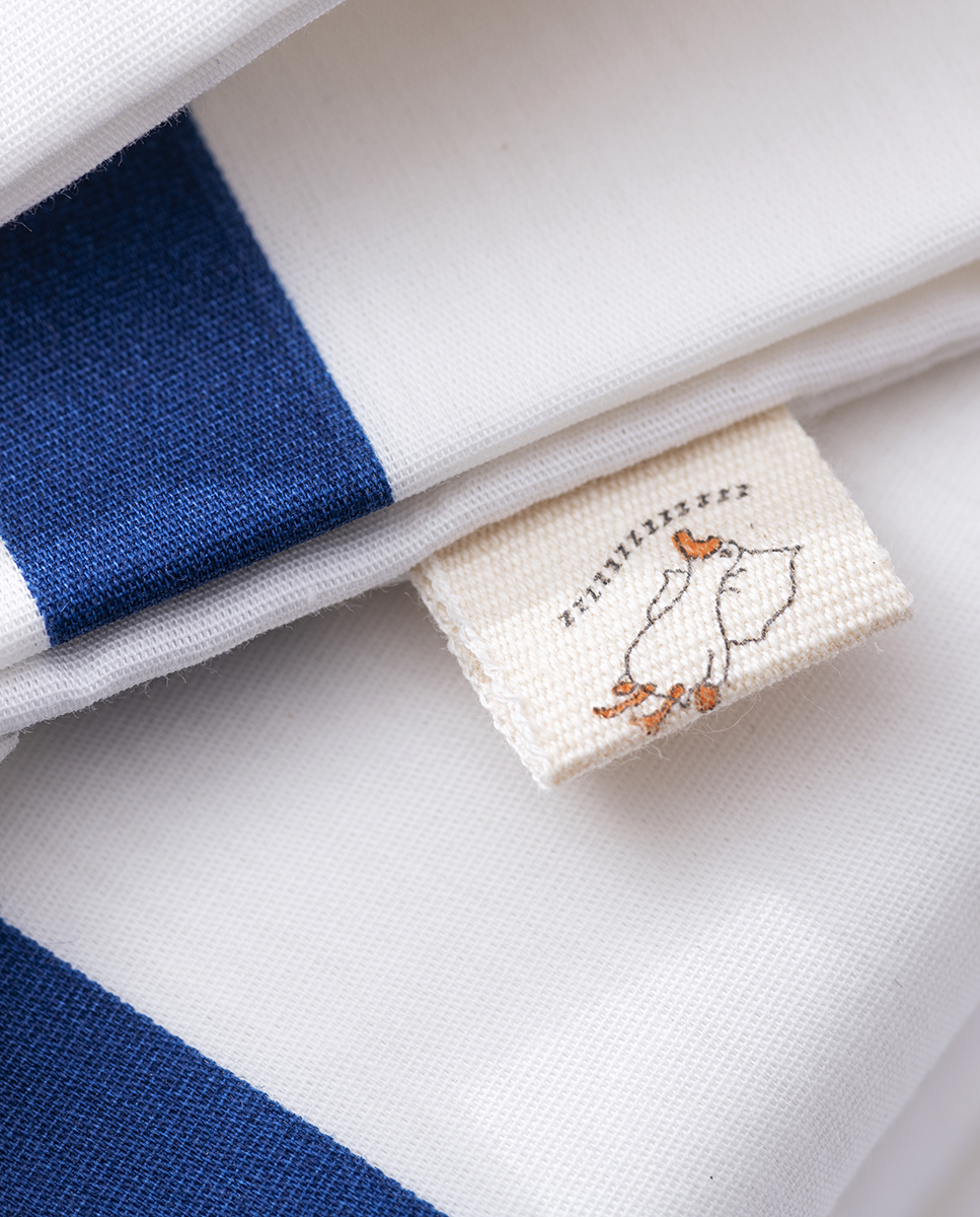 Parure de Housse de Duvet King Size 4 Pièces 180 Fils Écru