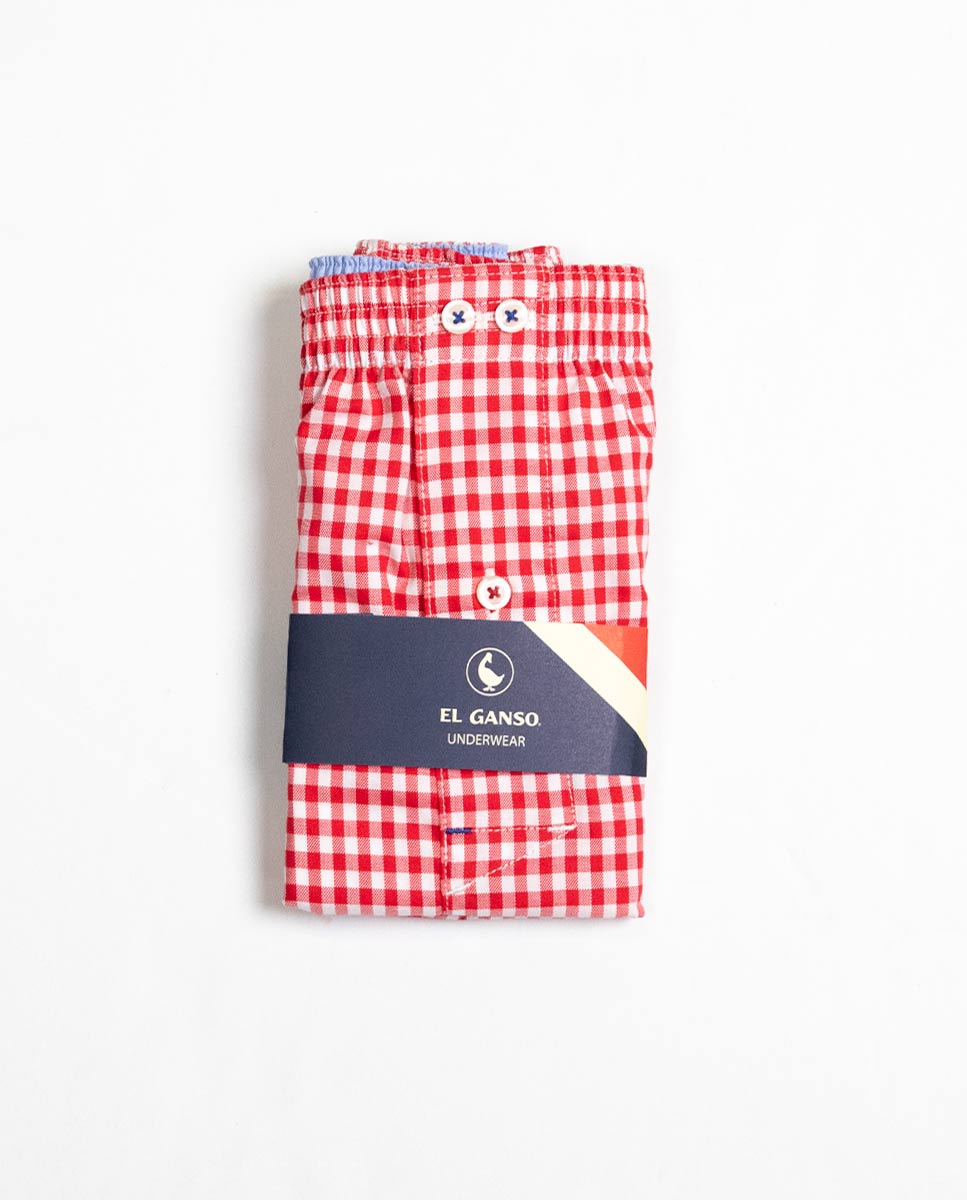 Calzoncillo Vichy Rojo