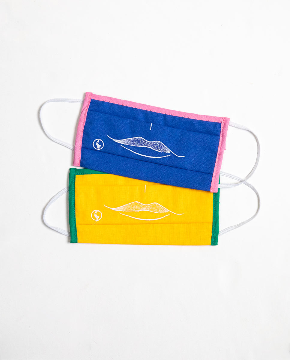 Pack 2 Mascarillas (Azulón/Amarillo)