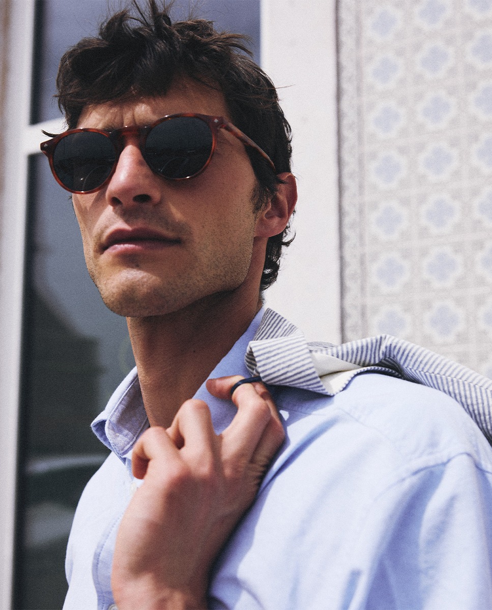 Gafa Acetato Pantos Round Miel