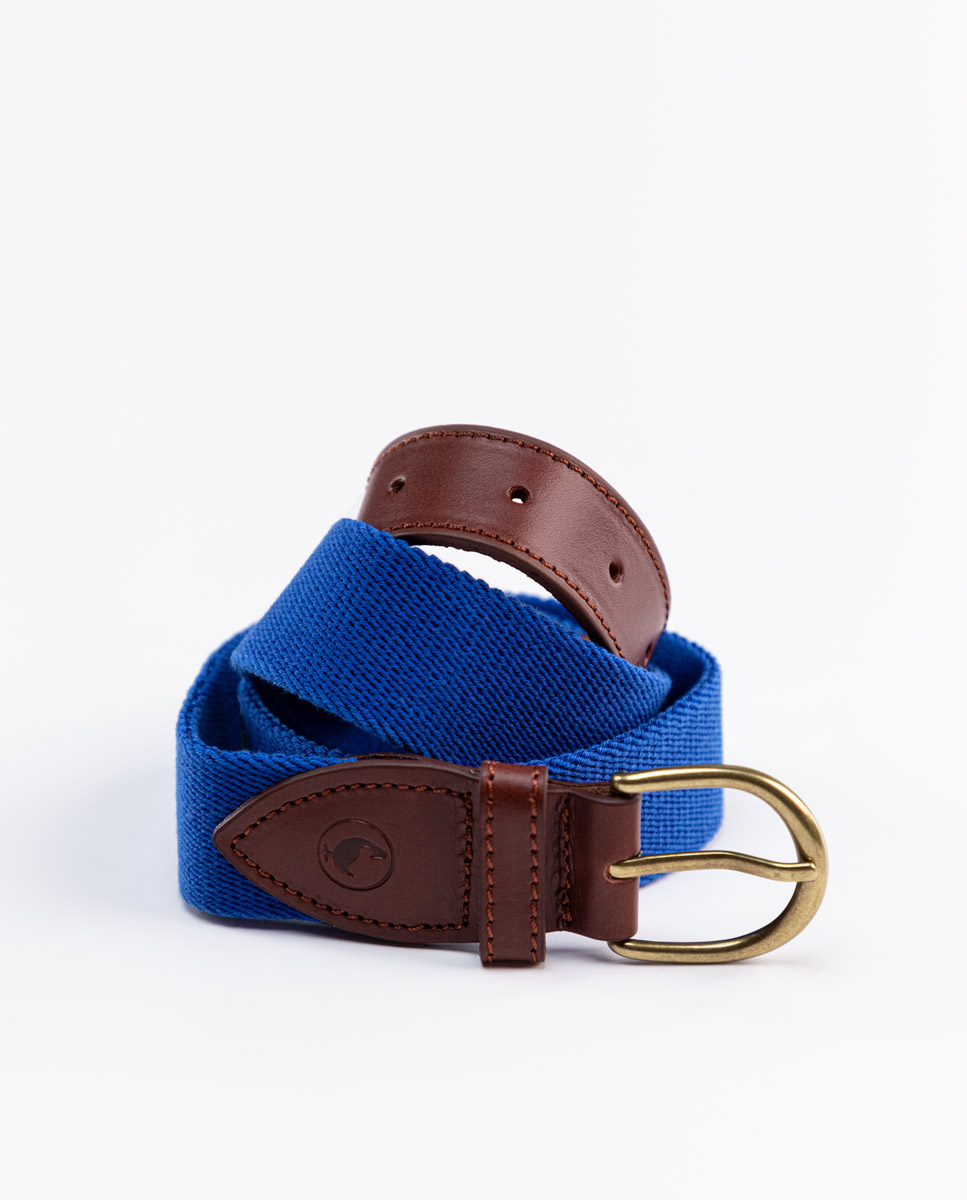 Cinturón Elástico Liso Azulón