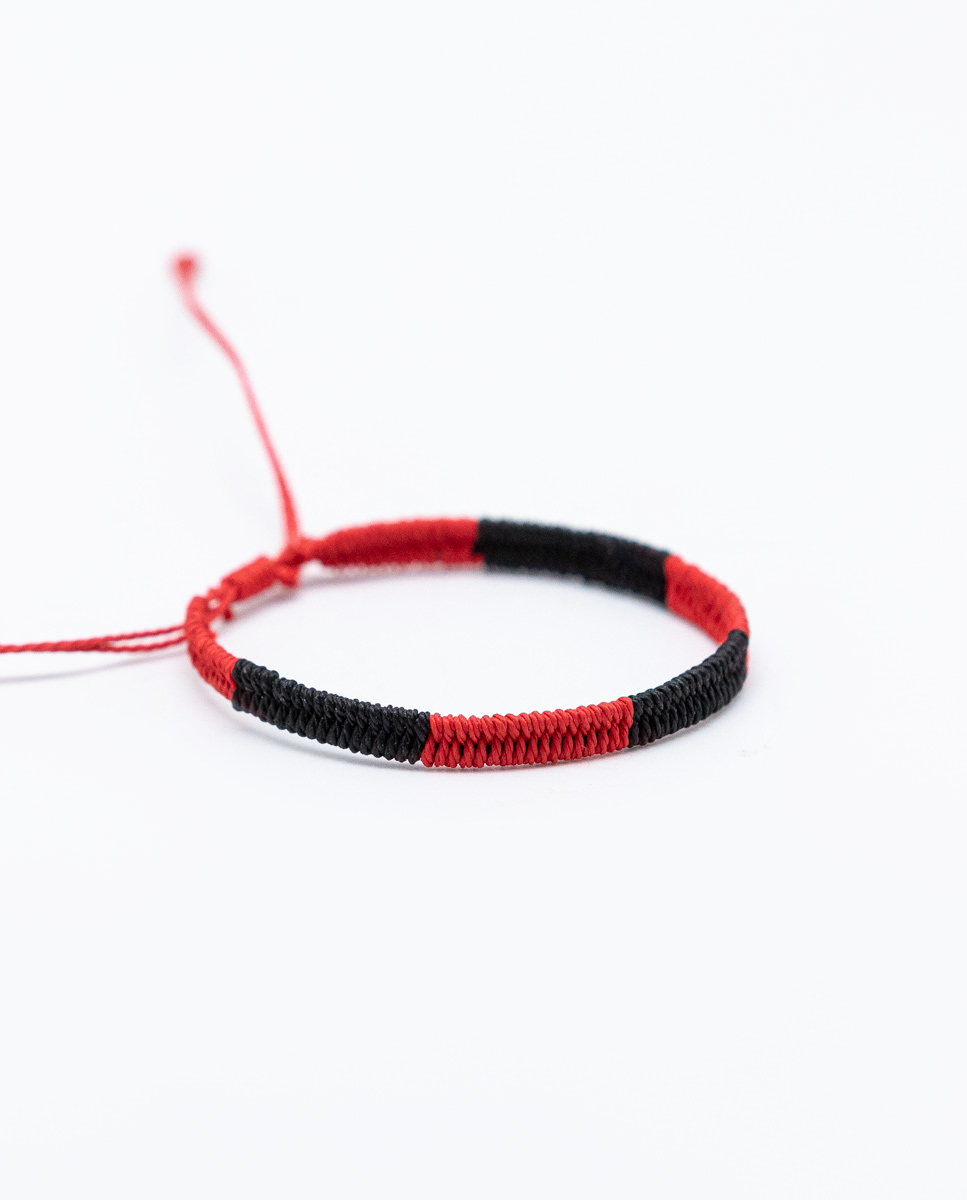 Bracelet Bicolore Rouge / Noir